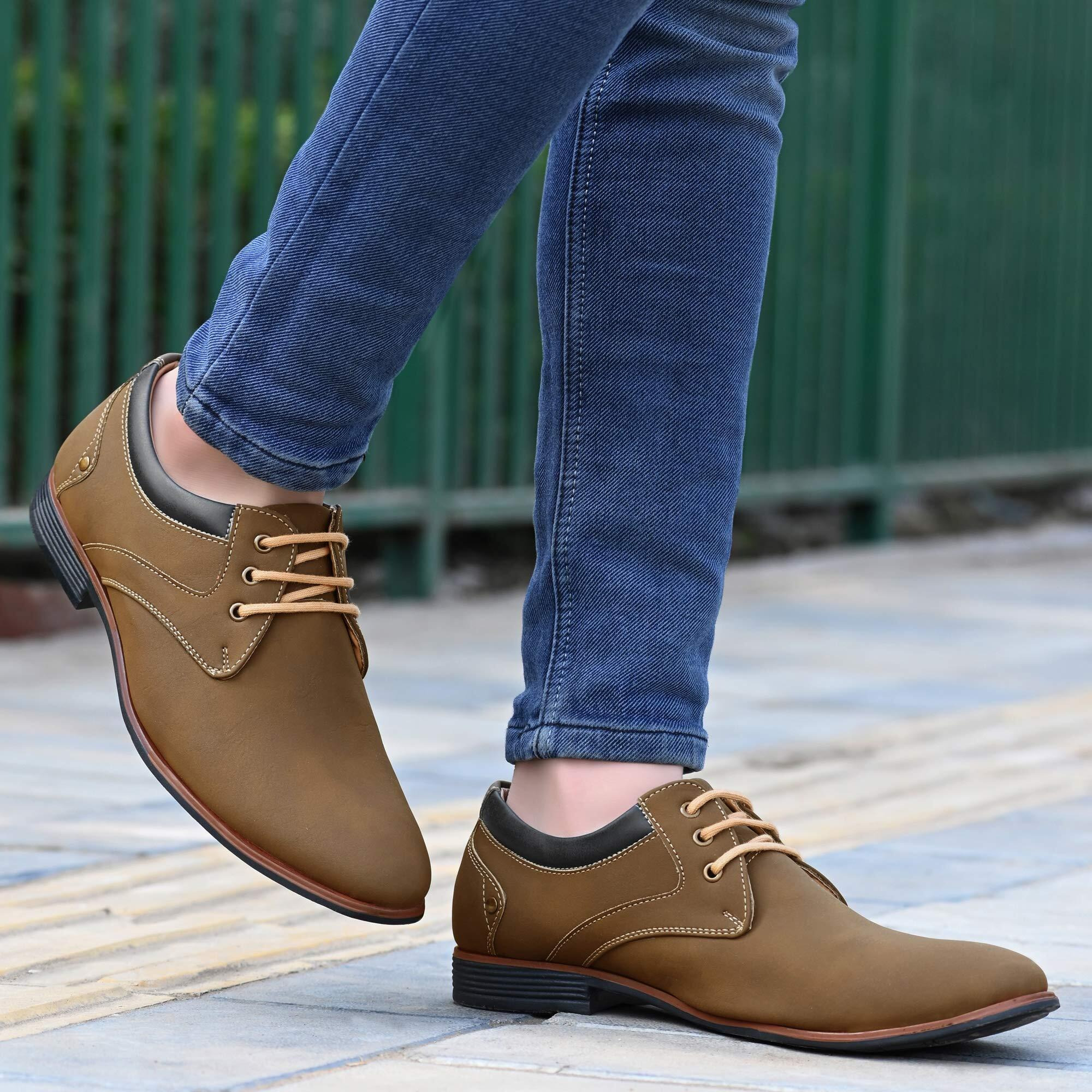 Centrino Men s 7956 Beige Formal Shoes_11 UK (7956-05)