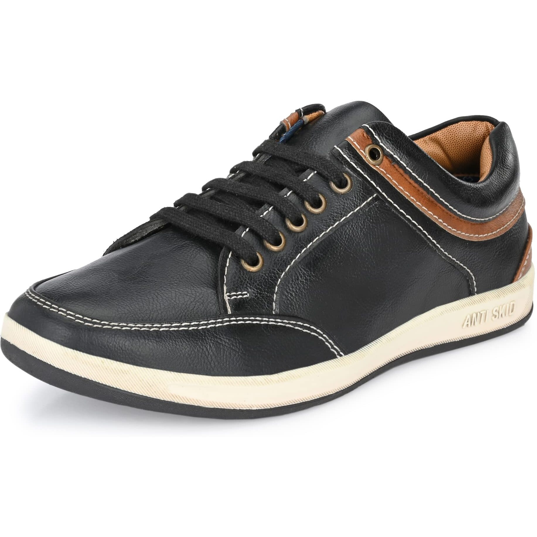 Centrino Men s 3322 Black Sneakers_11 UK (3389-01)