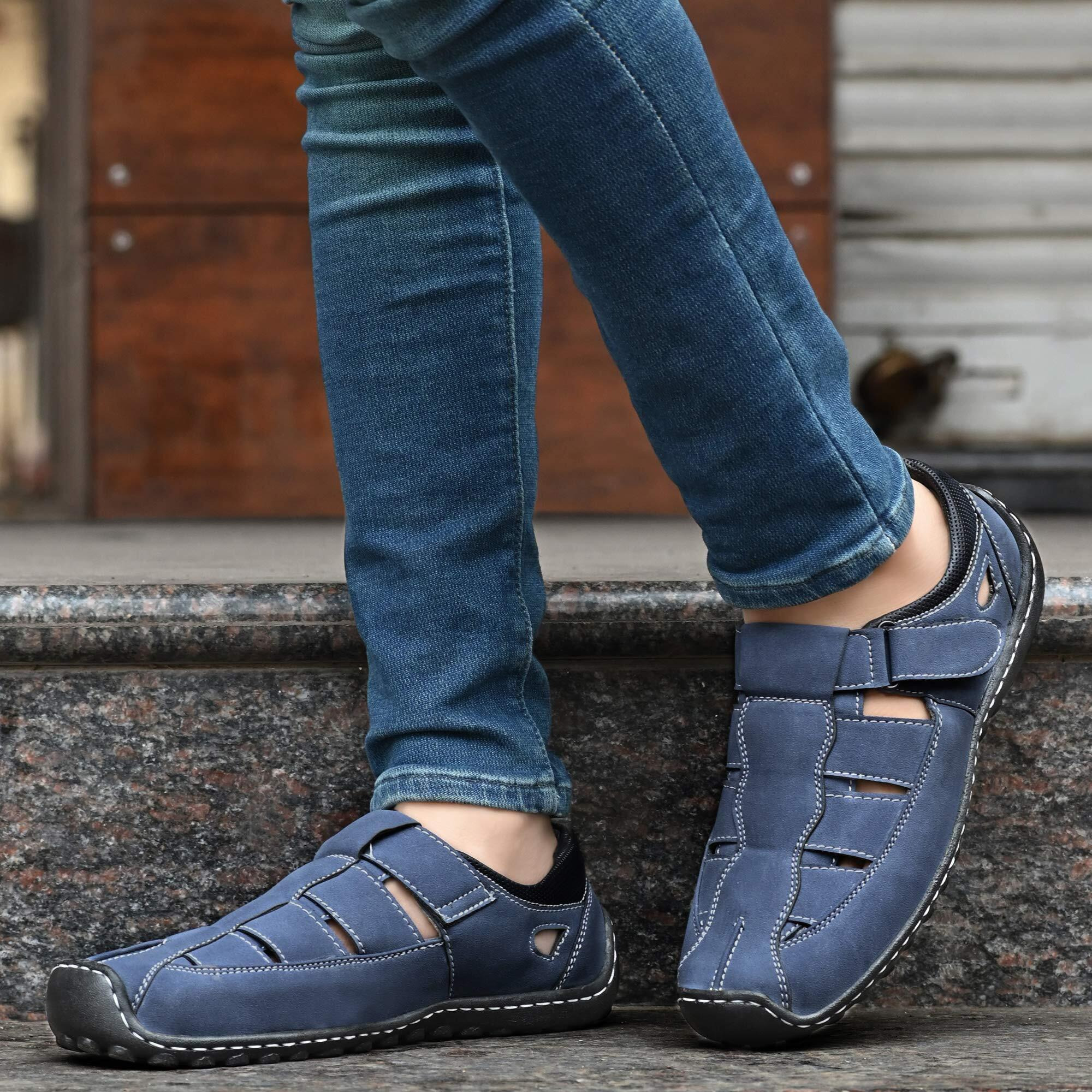 Centrino Men s 6113 Blue Fisherman Sandals_8 UK (6113-10)