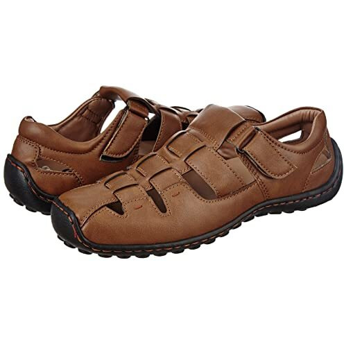 Centrino Men s 6114 D Tan 1 Fisherman Sandals_7 UK (6114-10)