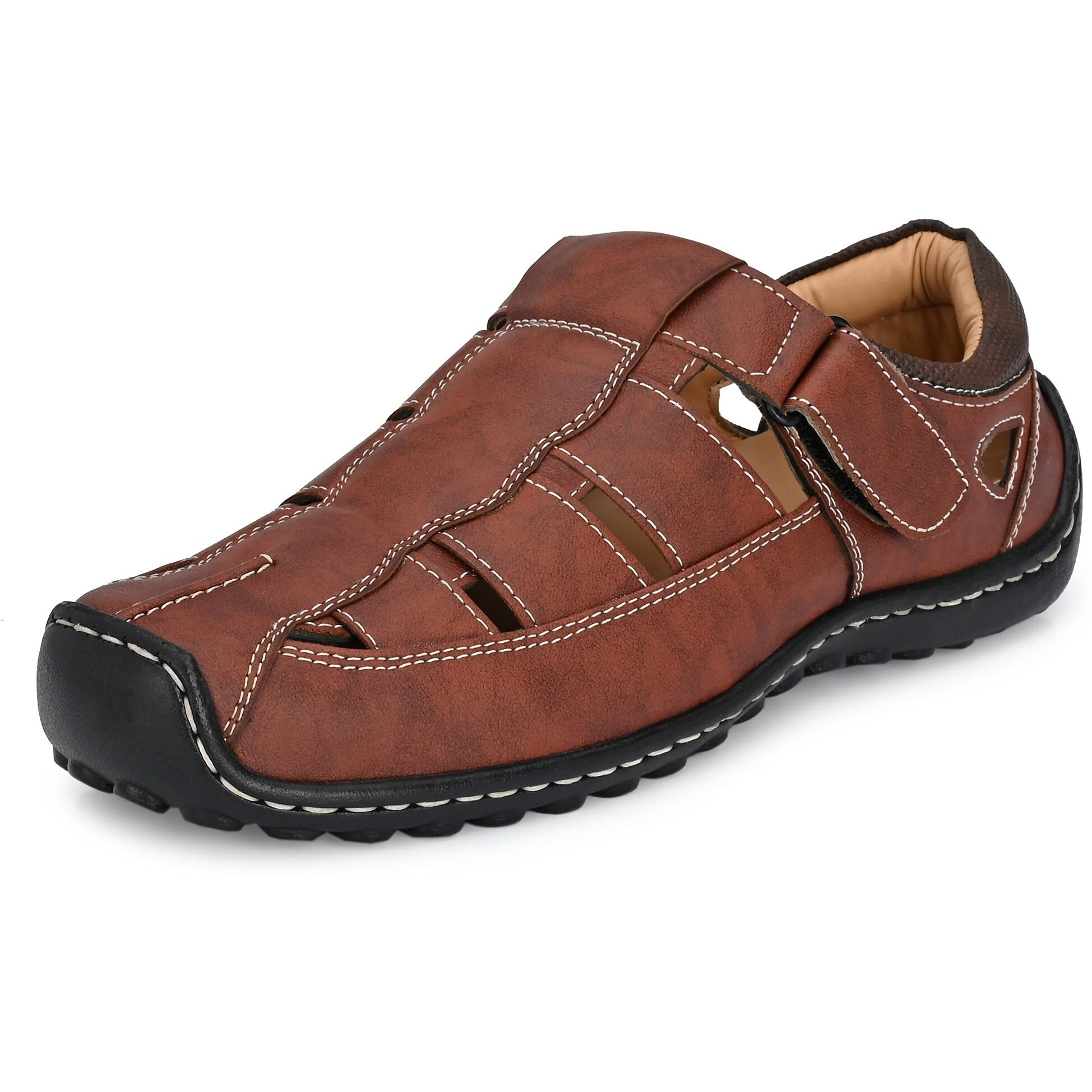 Centrino Men s 6113 Burgundy Fisherman Sandals_10 UK (6113-13)