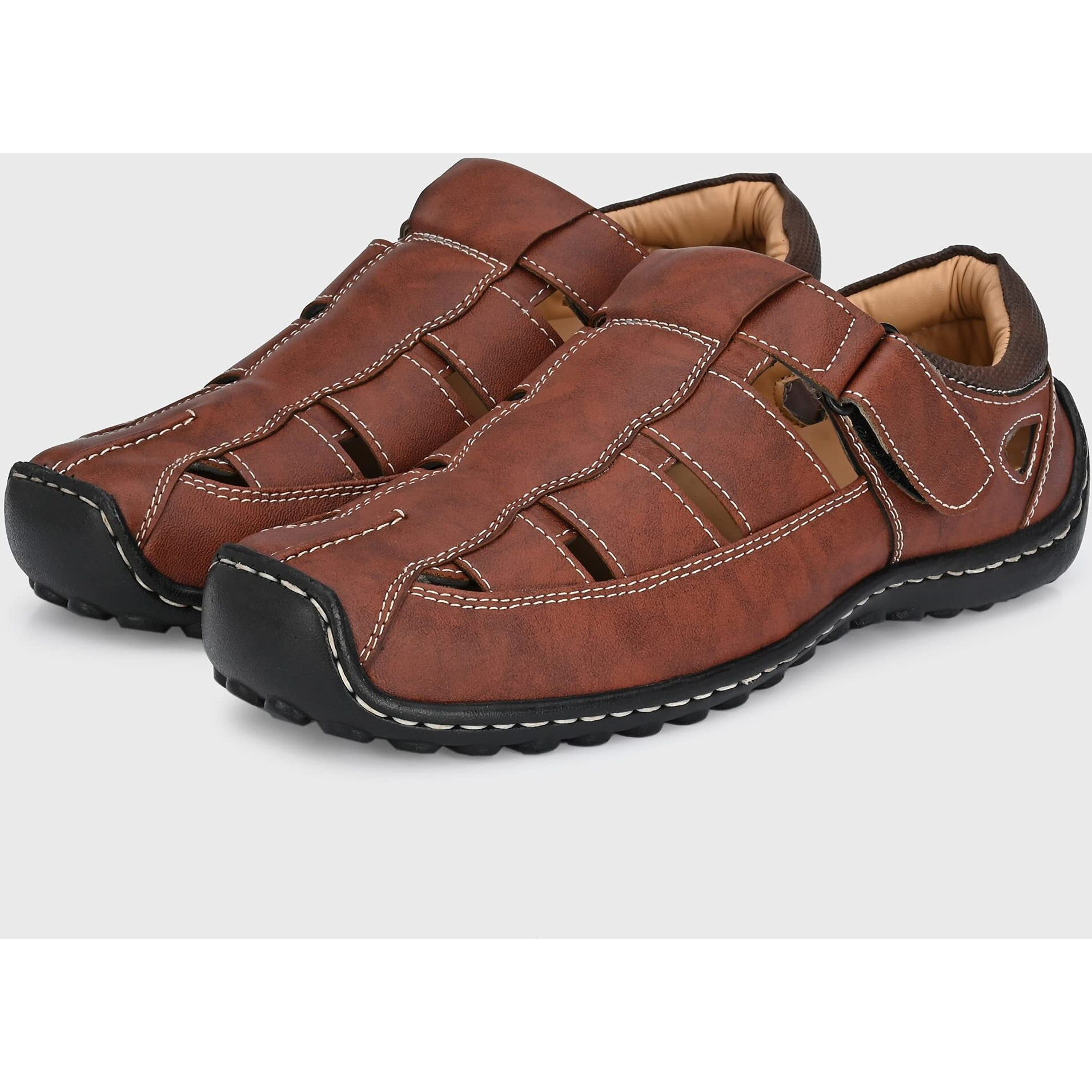 Centrino Men s 6113 Burgundy Fisherman Sandals_10 UK (6113-13)