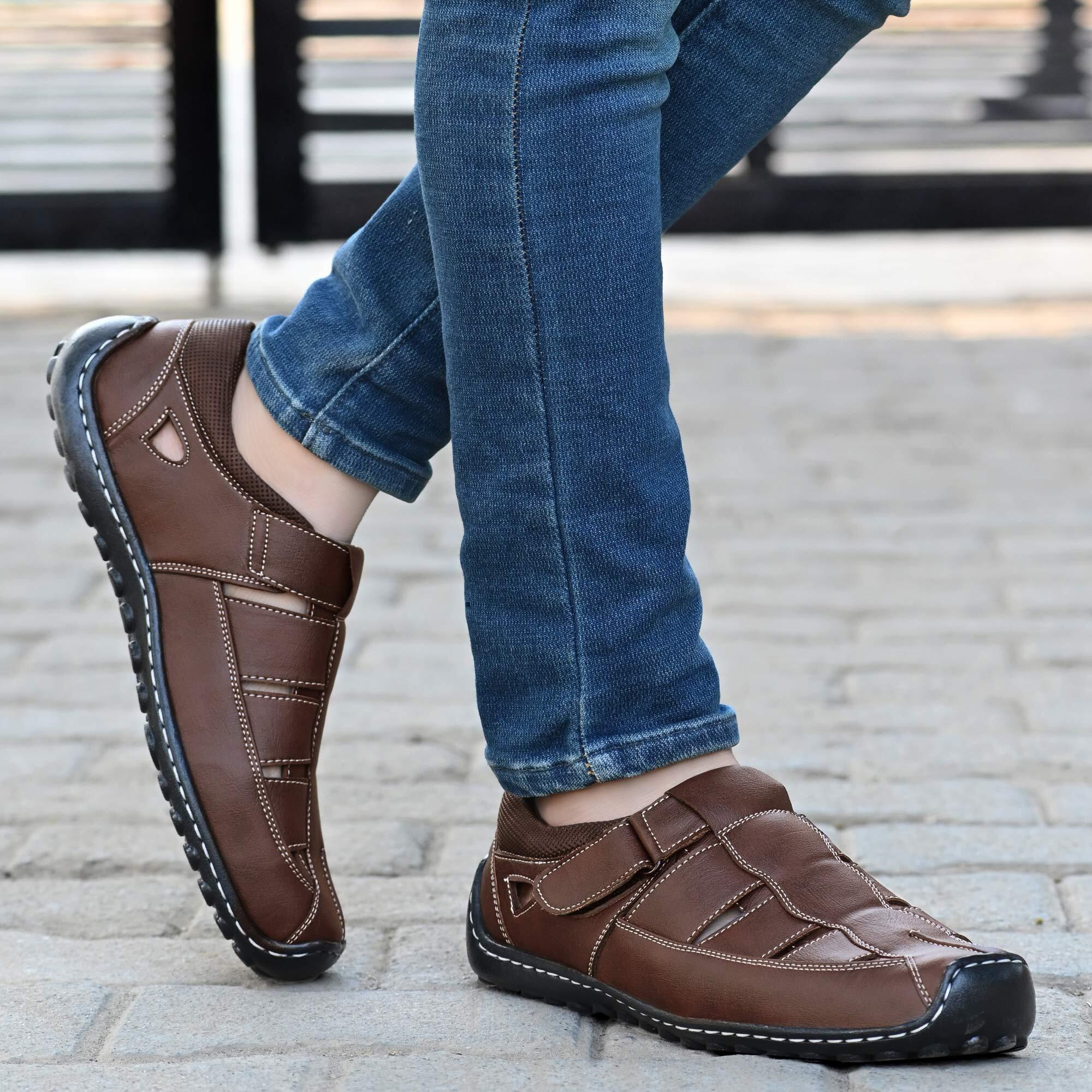 Centrino Men s 6113 Coffee Fisherman Sandals_11 UK (6113-14)