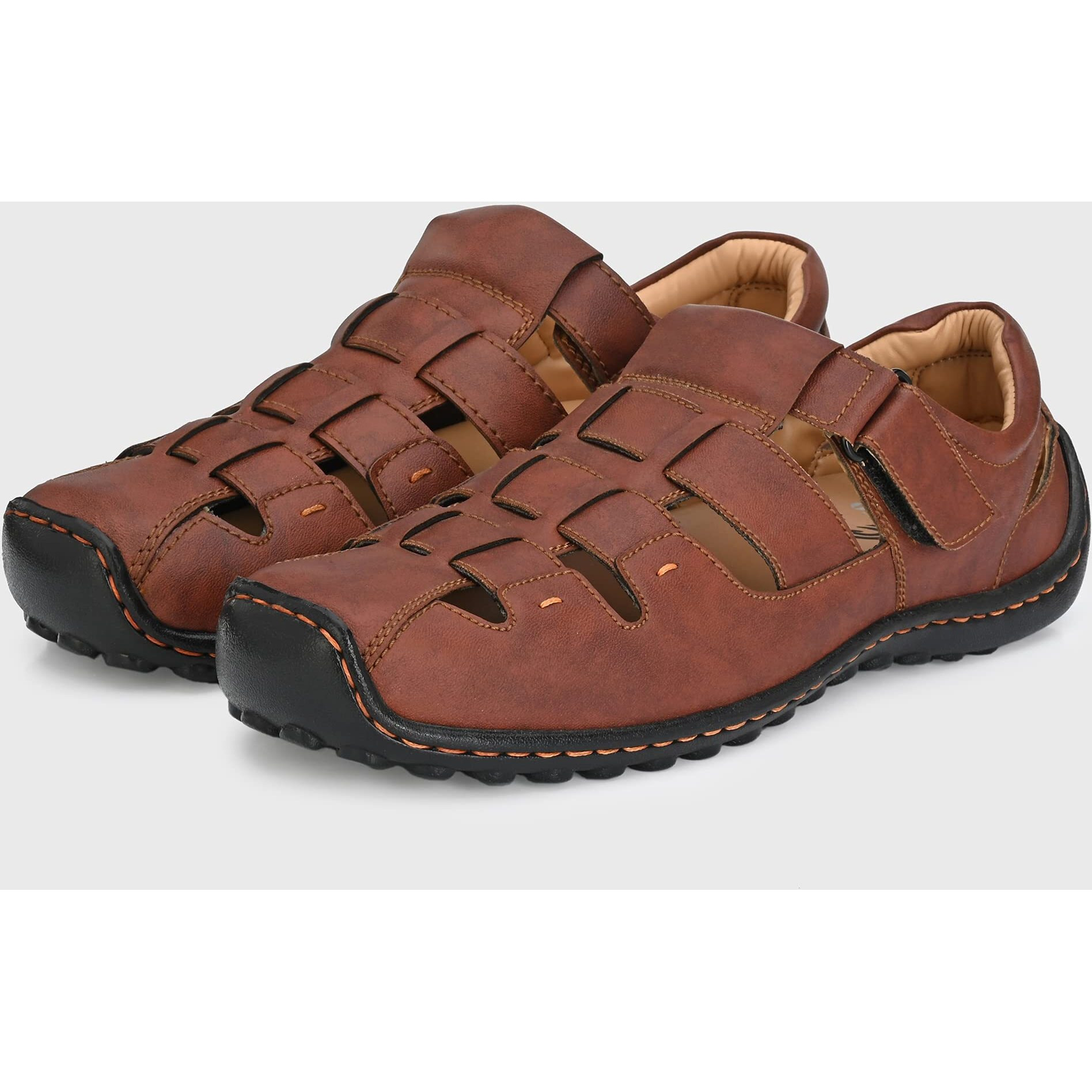 Centrino Men s 6114 Burgundy Fisherman Sandals_7 UK (6114-11)