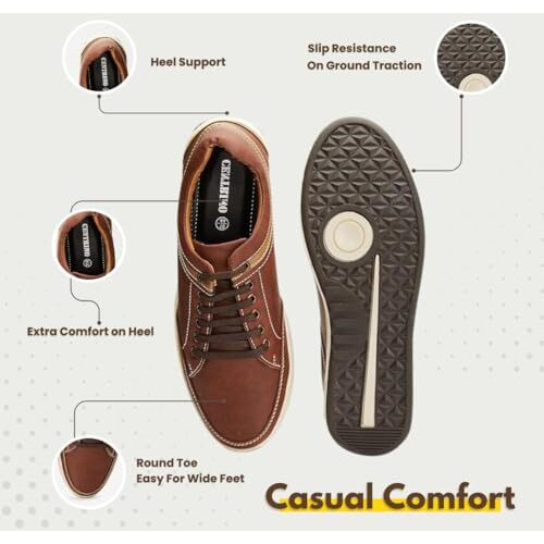 Centrino Men s 3322 Burgundy Sneakers_6 UK (3322-21)