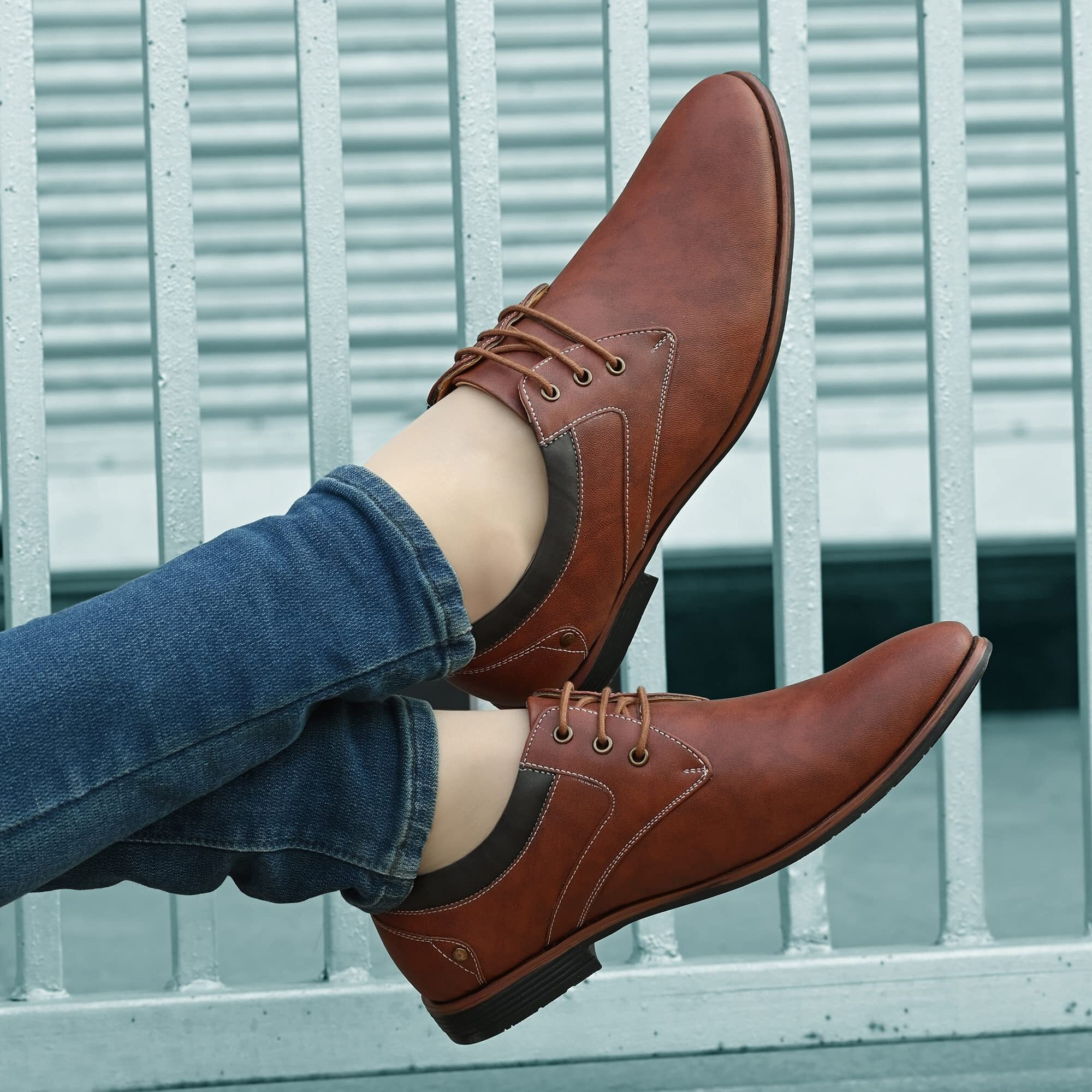 Centrino Men s 7956 Burgundy Formal Shoes_6 UK (7956-21)