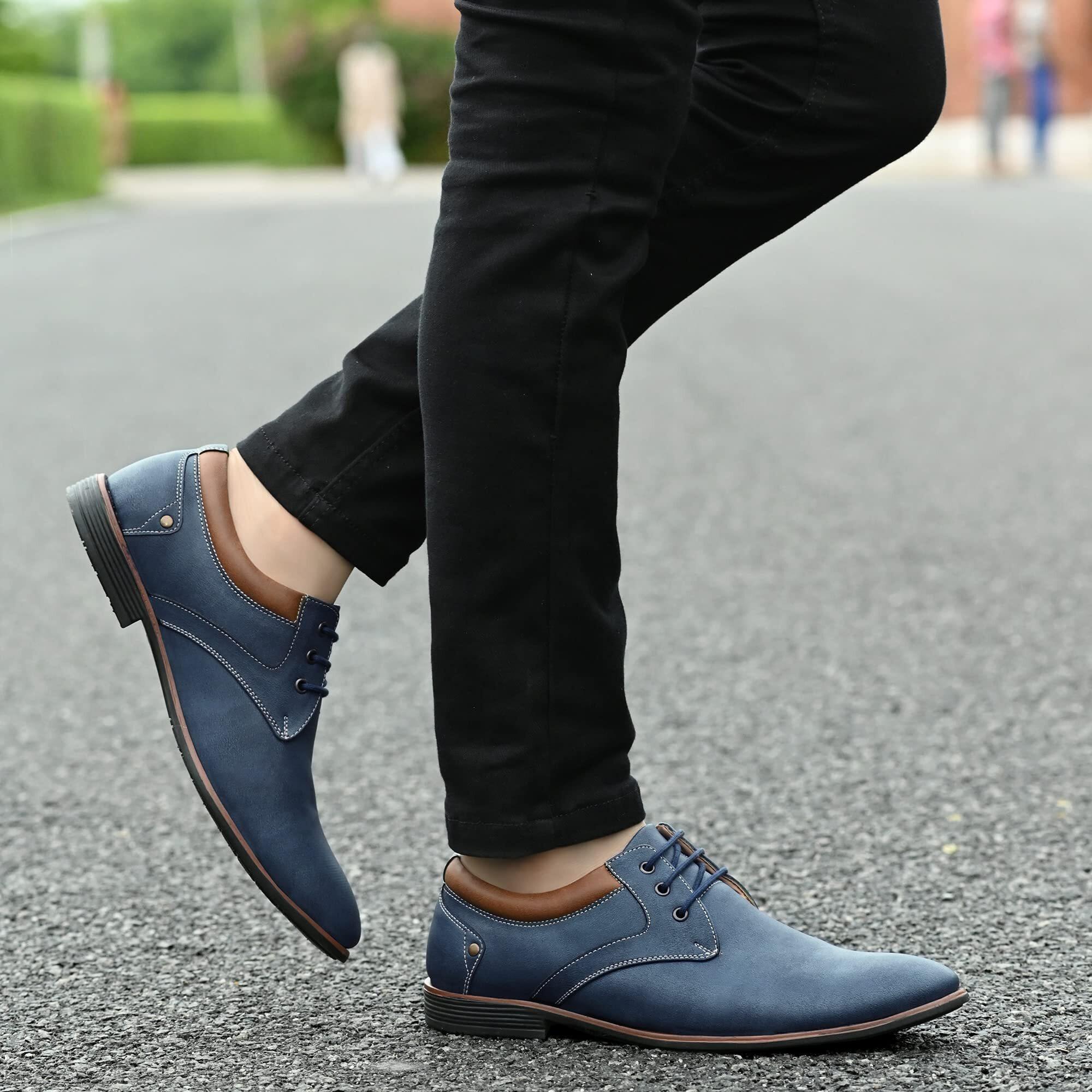 Centrino Men s 7956 Blue Formal Shoes_8 UK (7956-26)