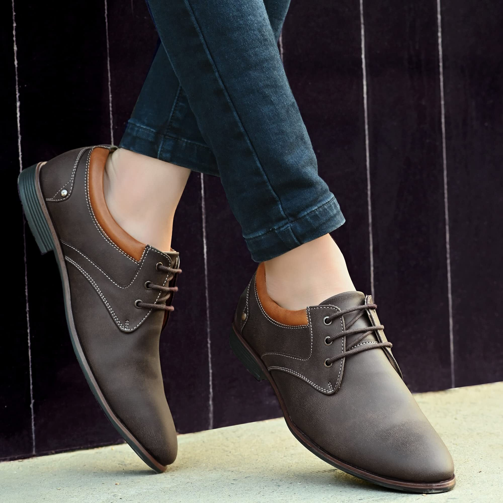 Centrino Men s 7956 Coffee Formal Shoes_6 UK (7956-27)