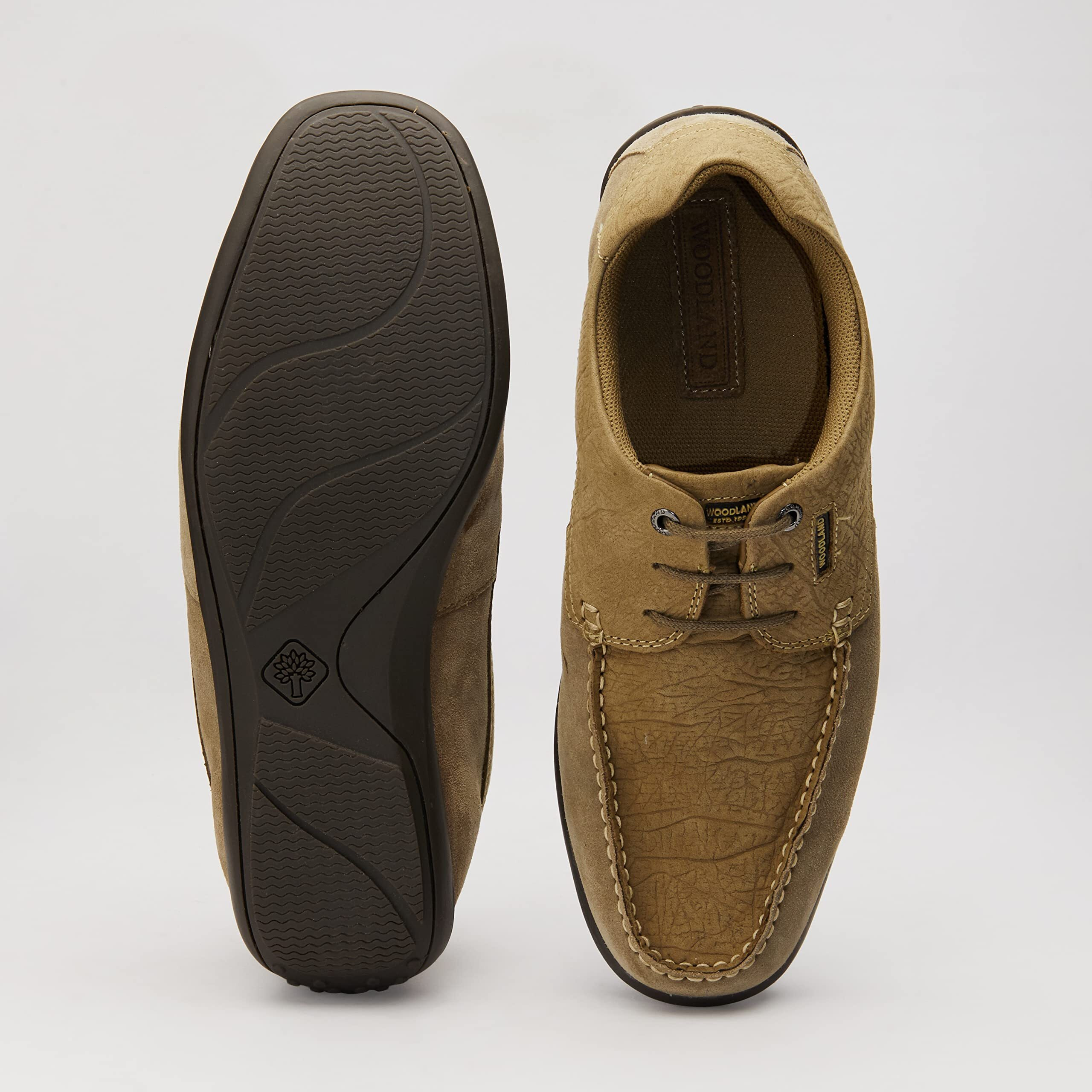 Woodland Mens OGC 4002121 Dubai Khaki Formal Shoe - 6 UK (40 EU) (OGC 4002121)