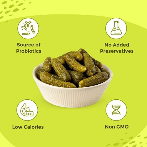 Neo Whole Gherkins 670g I 100% Vegan I Low Fat Sweet and Crunchy Gherkins I Ready to Eat, Enjoy as Salad I No GMO