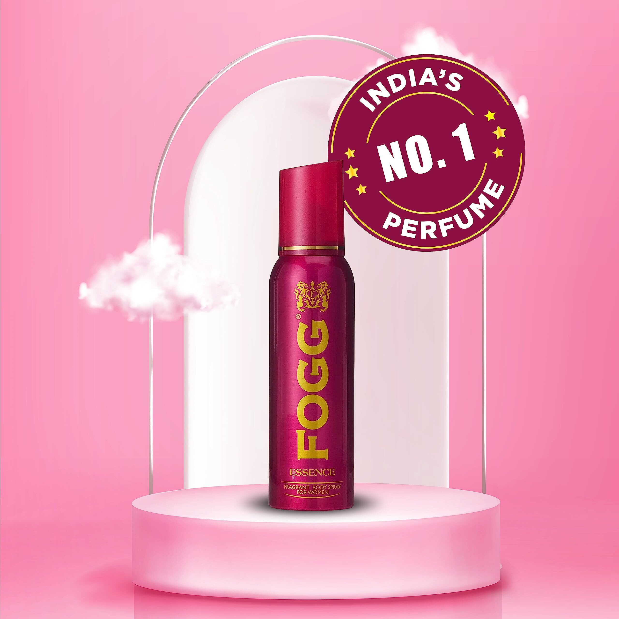 FOGG Essence No Gas Essence Deodorant For Women, Long-Lasting Perfume Body Spray, 150 Ml
