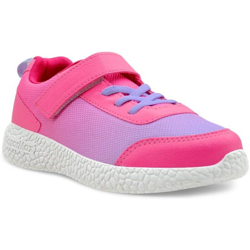 KazarMax Unisex-Child Pink & Purple Sports Shoes -12.5 Kids UK