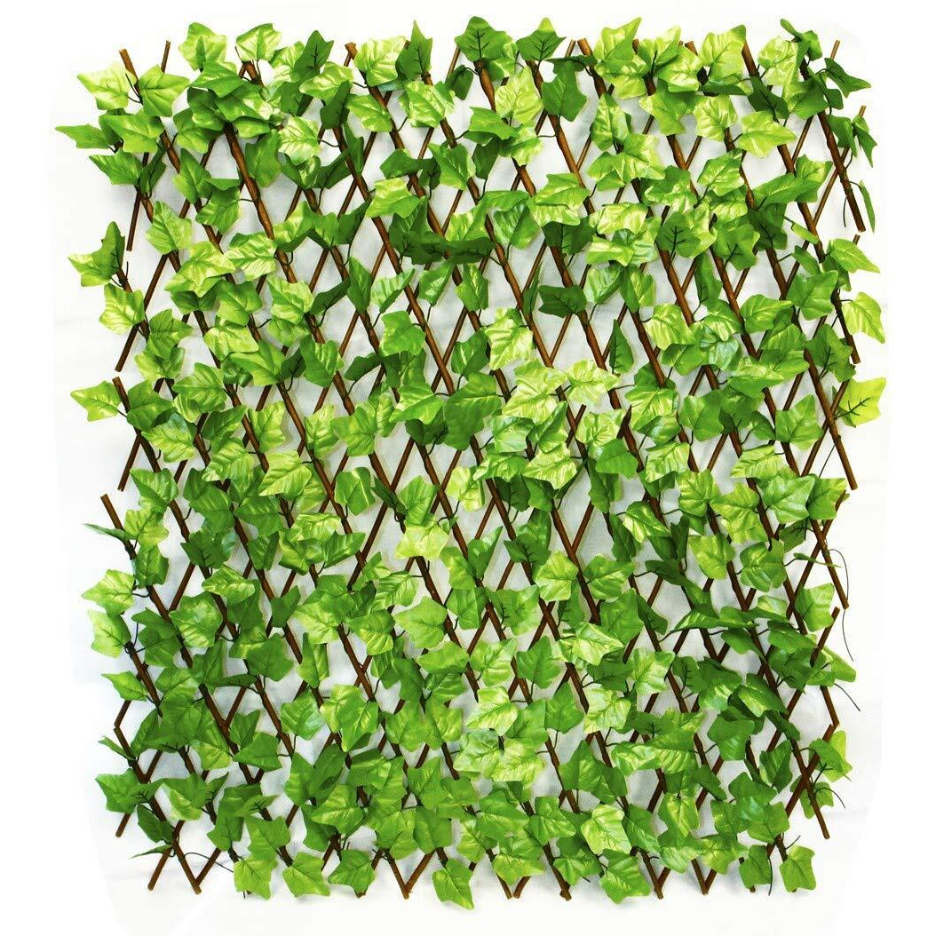 Go Hooked Plastic Artificial Grass Fence Green Durable Plastic Realistic Versatile Easy Install Weather Resistant Decorative Plastic Artificial Grass UV Protected 2 Piece