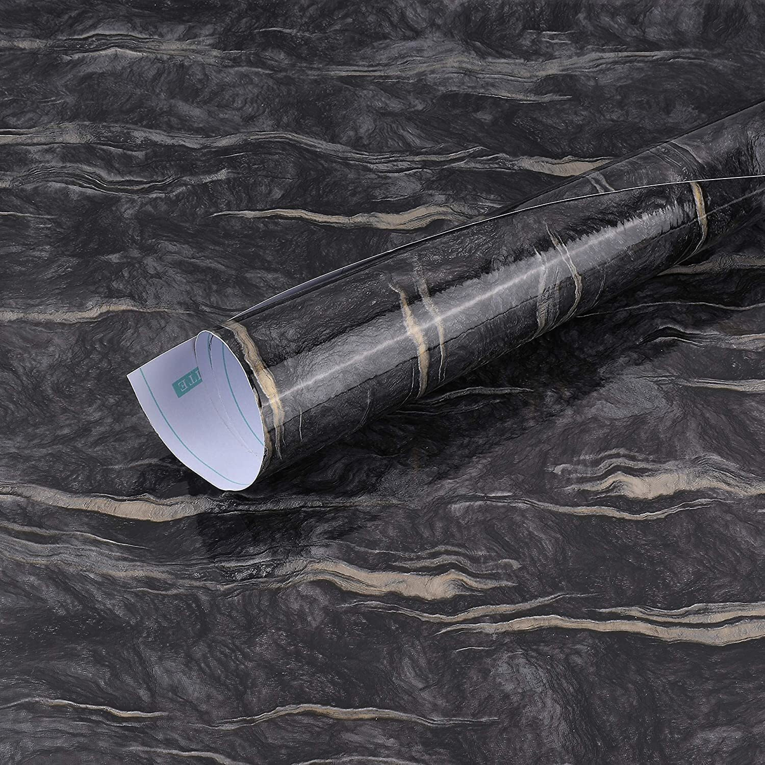 Elton Premium Lovely Marble Furniture Film Interior Film Wallpaper for Cupboard Door, Almirah, Fridge, Tabletop, Wall, Floor, DIY & Other Renovation Projects  16 X 60 Inch