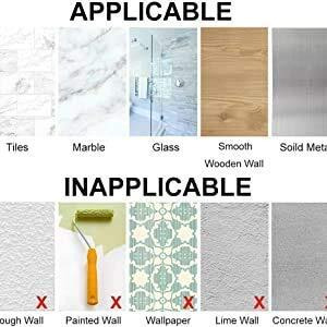 Volo Magic Adhesive Sticker For Bathroom Self Corner Shelves Pack Of 6 Pcs (Size- 6X13.6 Cm) - Plastic, Multicolor