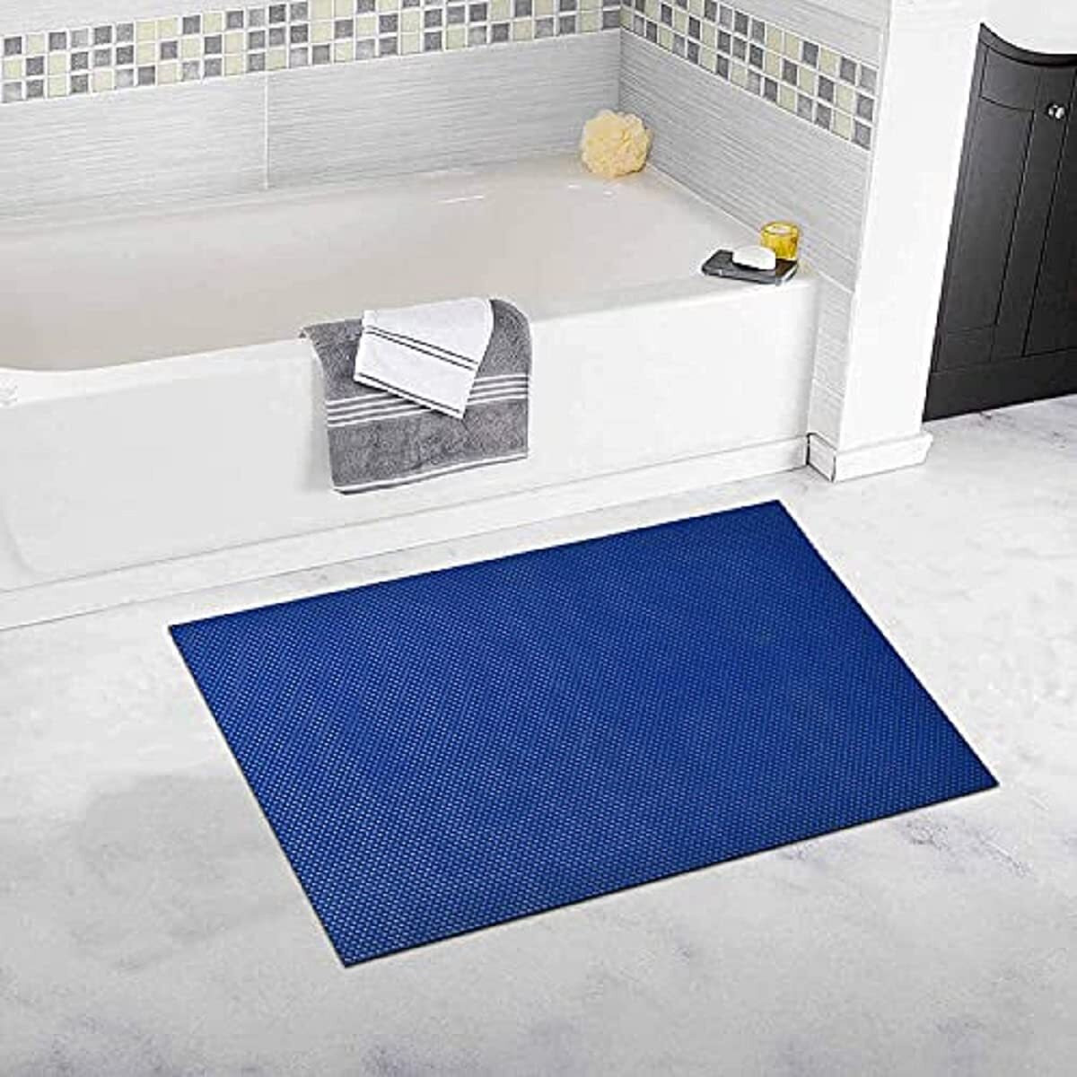 Ishro Home Anti Skid & Multipurpose RubIHr/Bathroom Mat/Shower Mat/Carpet/Rugs/Rainmat/Swimming Pool Mat||2x8 Feet