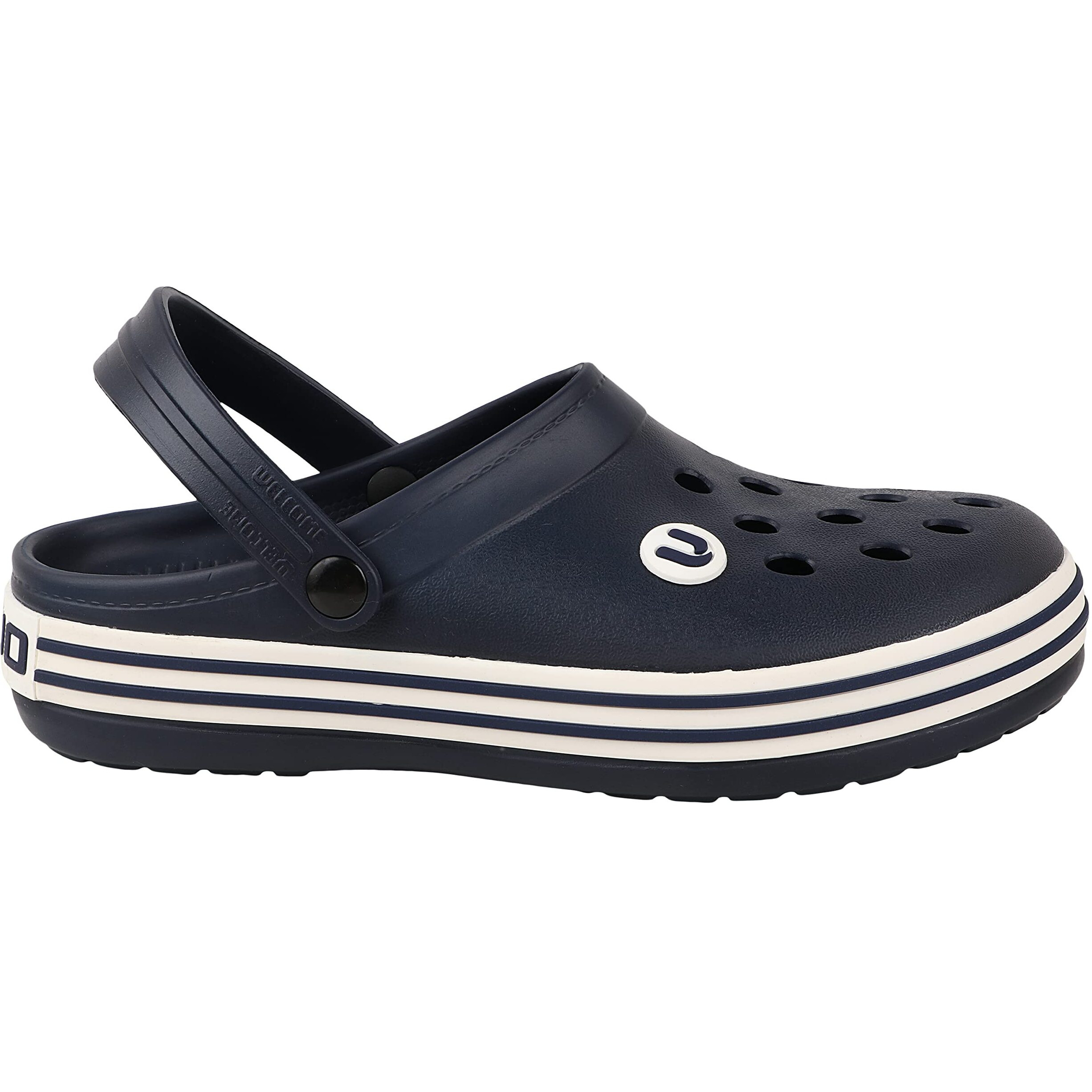 URJO Navy White Clog (Men_Skipper), 9 UK (Pack of 1)