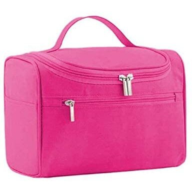 Rabbonix Cosmetic Makeup Organizer Toiletry Bag for Women & Men | Pink | Pack of 01