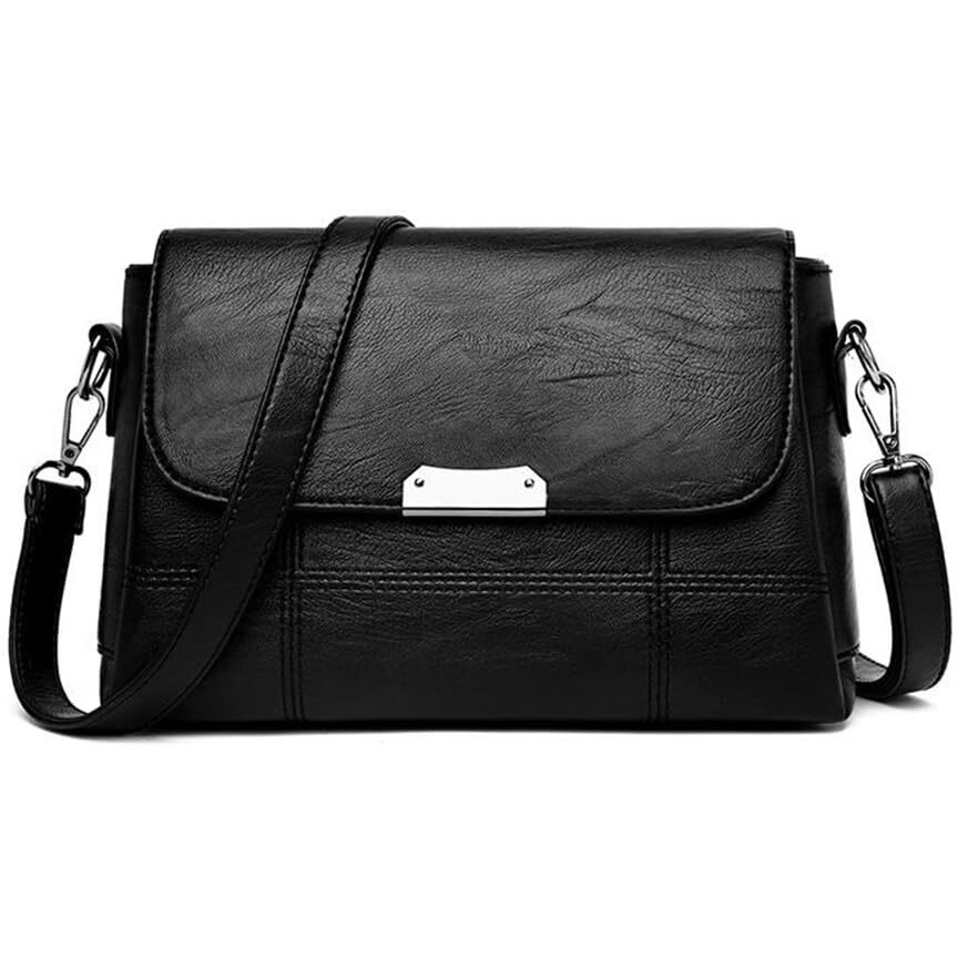 ketmart Crossbody Purses for Women - PU Leather Shoulderbag and Handbags Sling Bag Crossboby Bags (Color-BLack)