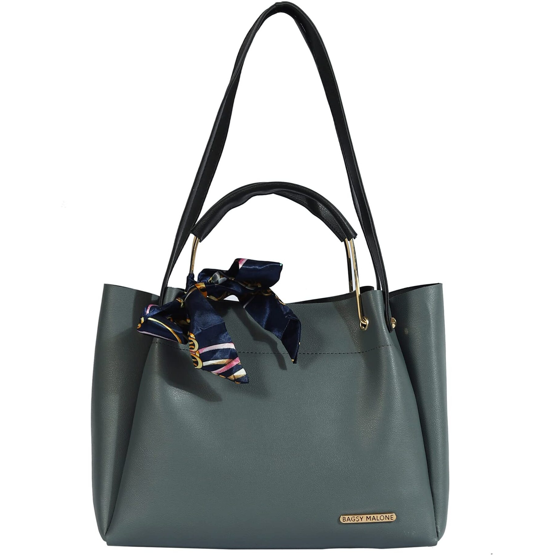 Bagsy Malone Women s Vegan Leather Stylish Tote Bag | Pack of 5 | Ladies Purse Handbag | Womens Day Gift