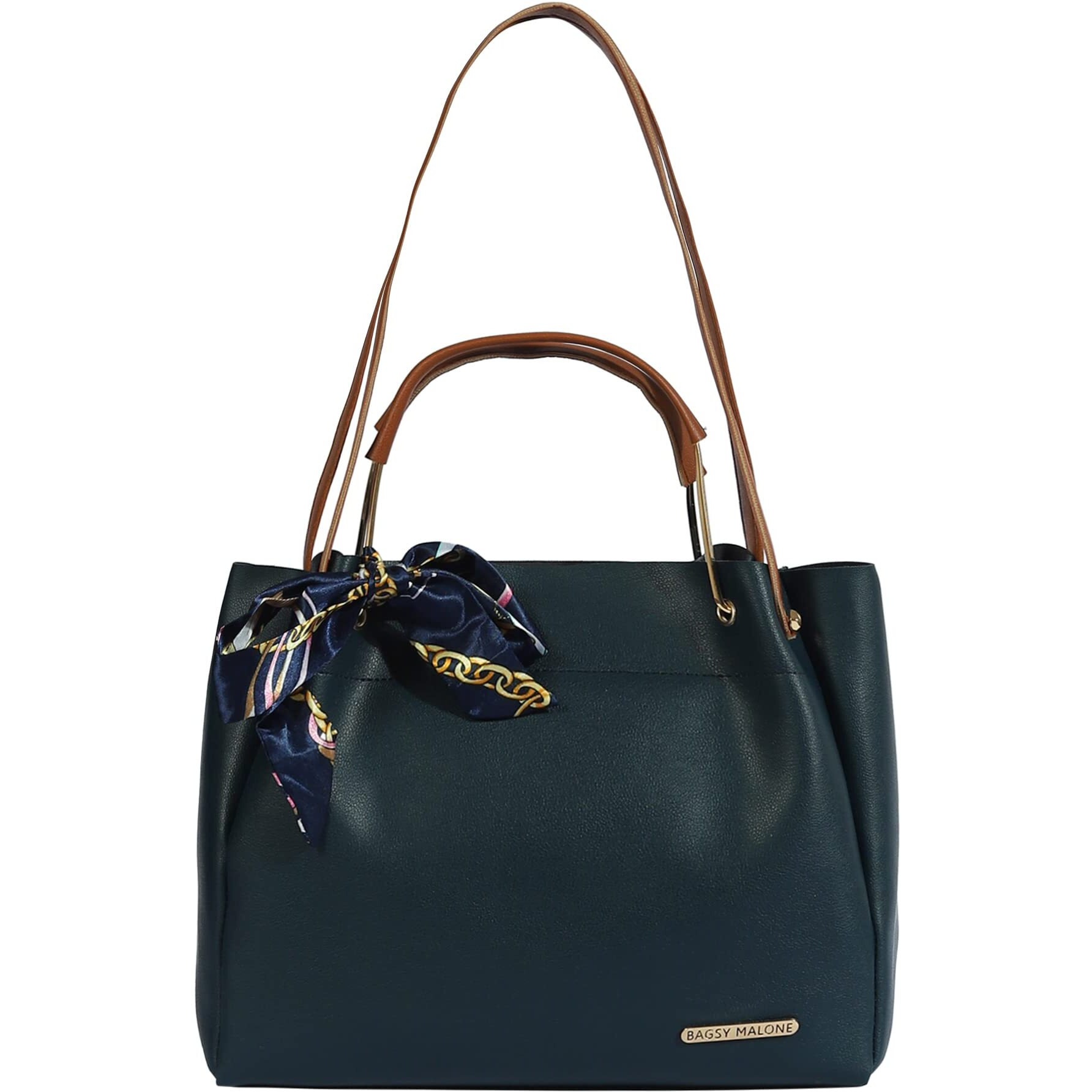 Bagsy Malone Women s Vegan Leather Stylish Tote Bag | Pack of 5 | Ladies Purse Handbag | Womens Day Gift