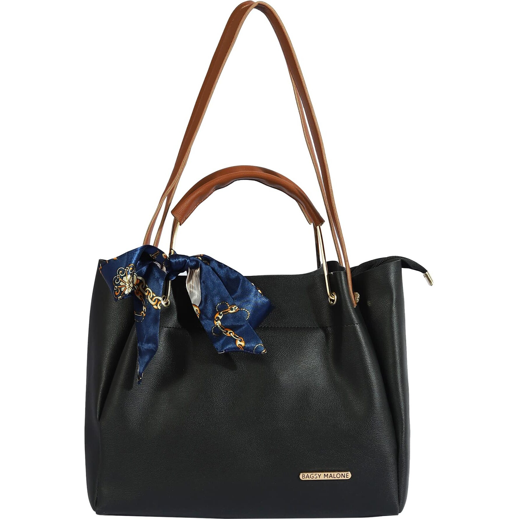 Bagsy Malone Women s Vegan Leather Stylish Tote Bag | Pack of 5 | Ladies Purse Handbag | Womens Day Gift