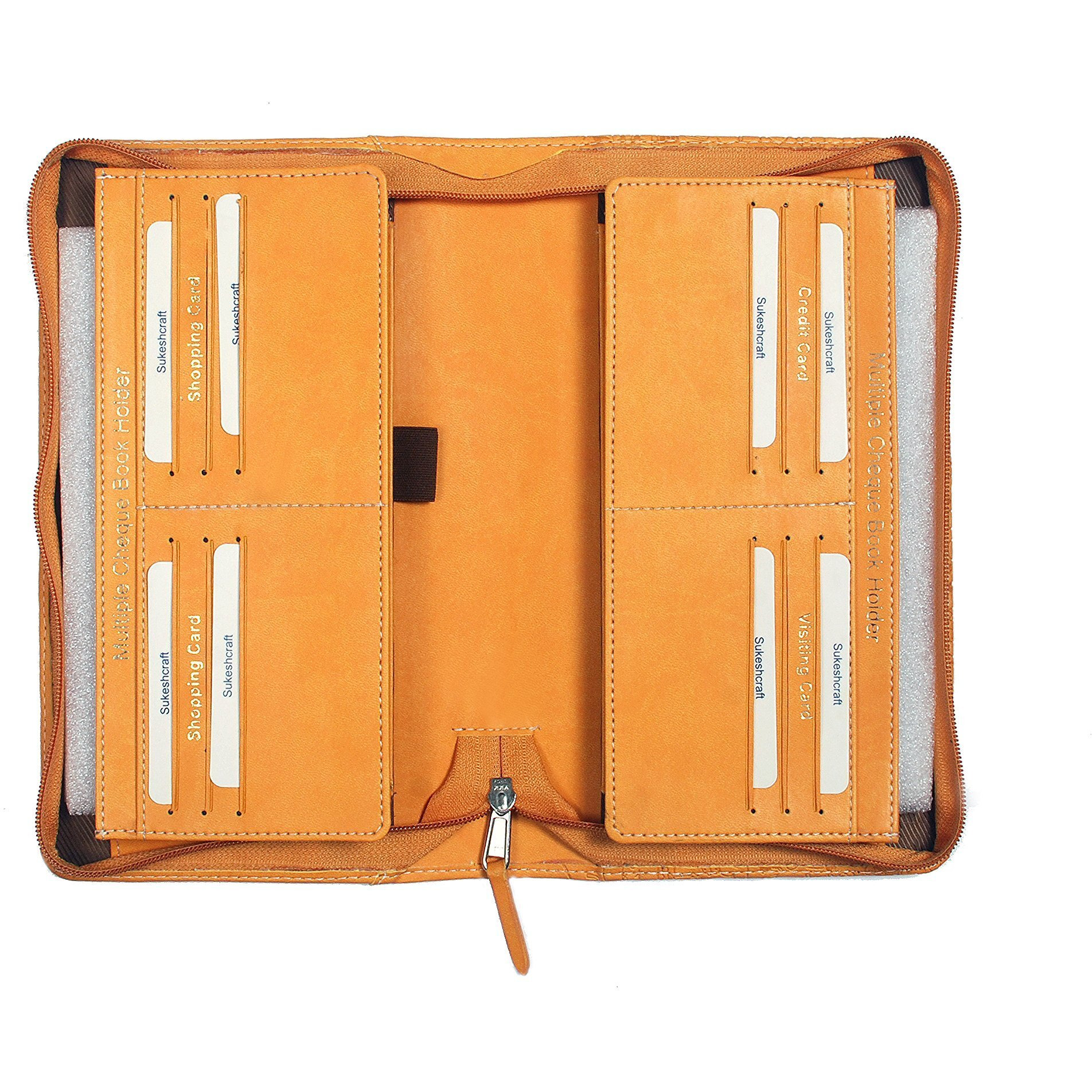 Sukeshcraft Multiple Cheque Book Holder | Holds Upto 8 Cheque Books,