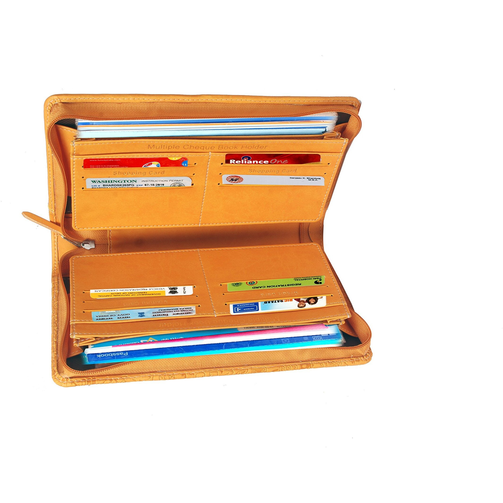 Sukeshcraft Multiple Cheque Book Holder | Holds Upto 8 Cheque Books,