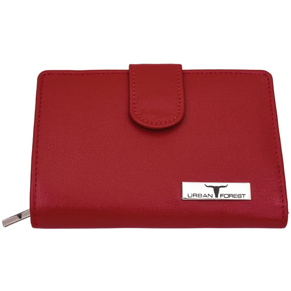 URBAN FOREST Tina Red Womens Leather Wallet