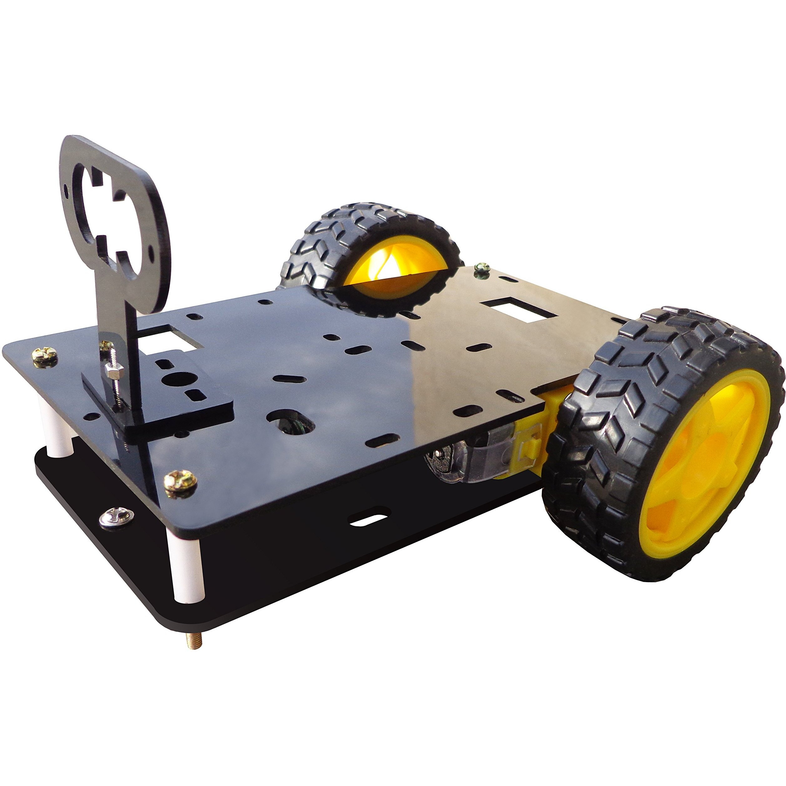 Kit4Curious 2 Wheel Drive Curious Chassis for DIY Robotics (Black)