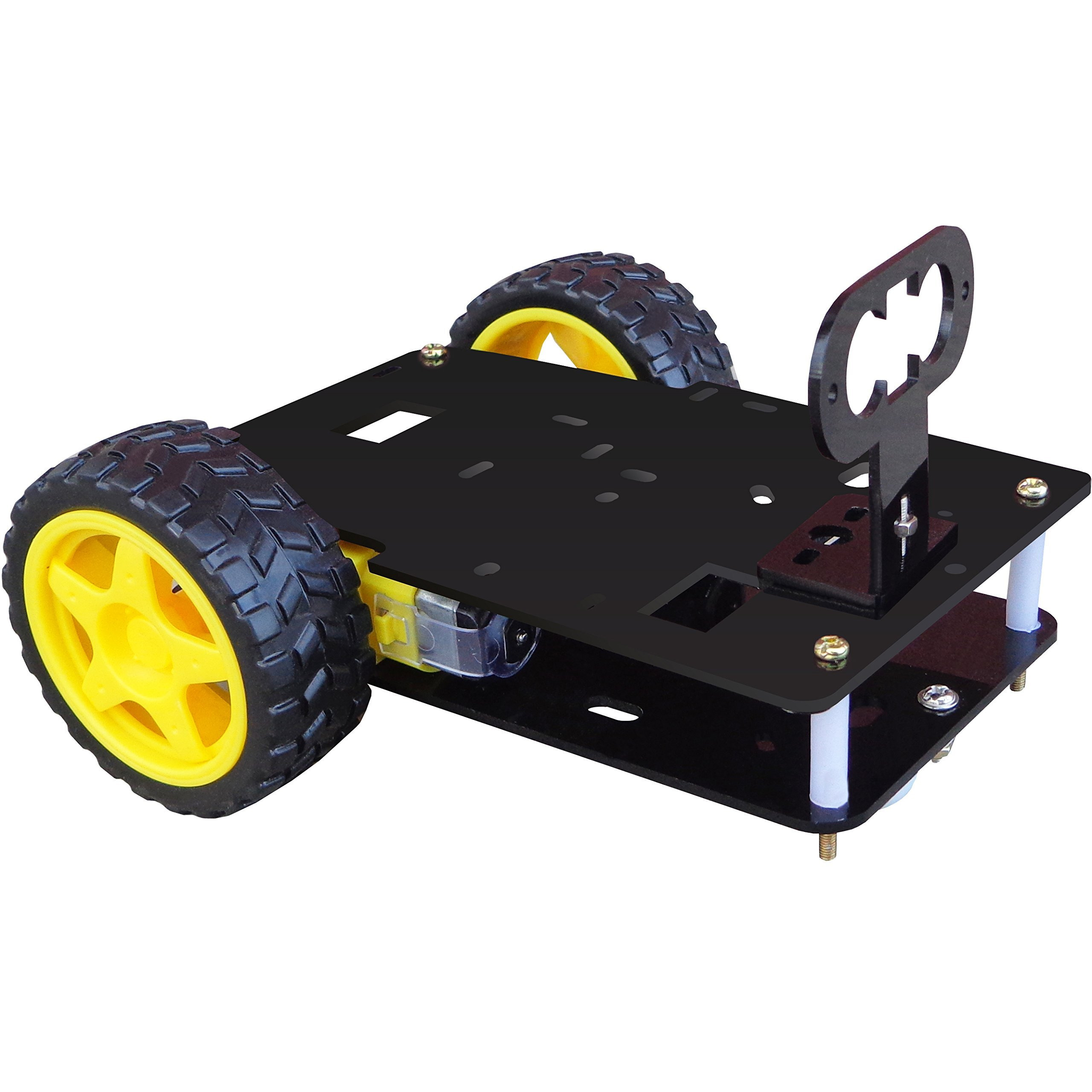 Kit4Curious 2 Wheel Drive Curious Chassis for DIY Robotics (Black)