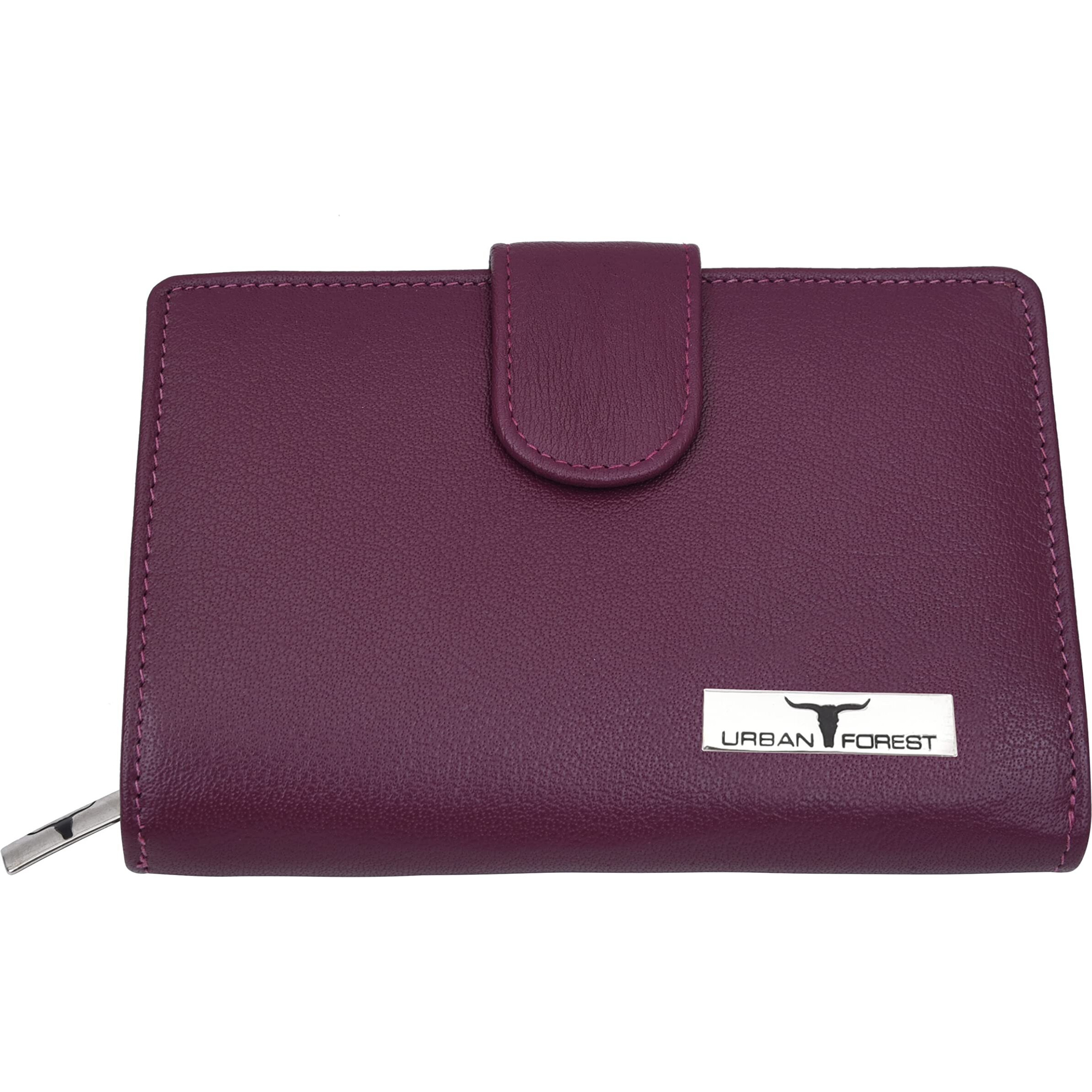 URBAN FOREST Tina Lilac Womens Leather Wallet