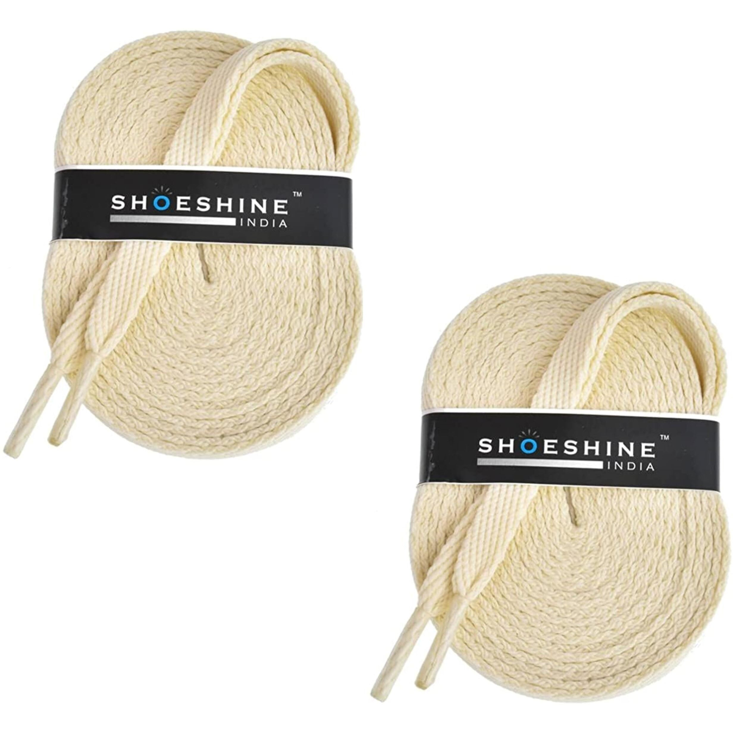 SHOESHINE Sports Shoe Lace for Men & Women running and gym shoelace Flat Sneaker Shoelace Athletic shoe strings - 2 Pair (4 Pcs)