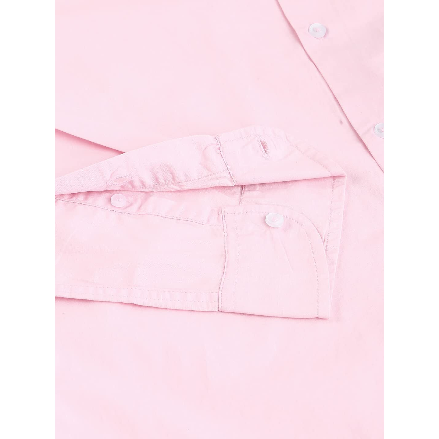 Dennis Lingo Men s Cotton Pink Solid Casual Shirt (CC201_Pink_S)