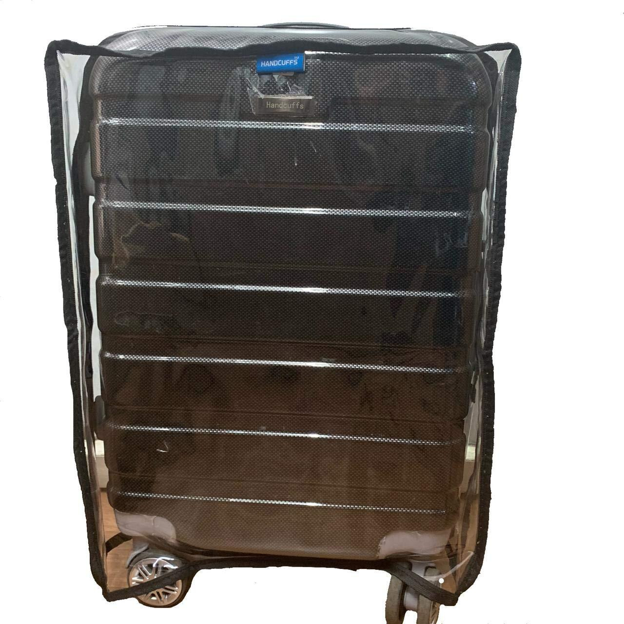 Handcuffs Transparent Luggage Trolley Protective Covers PVC Waterproof Travel Bag Suitcase Cover 32Inch