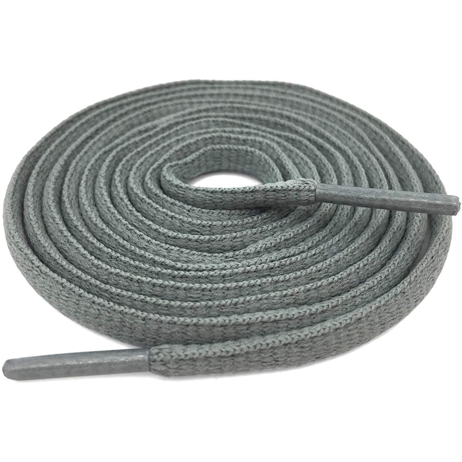 SHOESHINE shoelace Oval Sport Shoe Lace (Black, White, Grey) Sneaker Shoe Laces (Pack of 3 Pairs) Shoelace