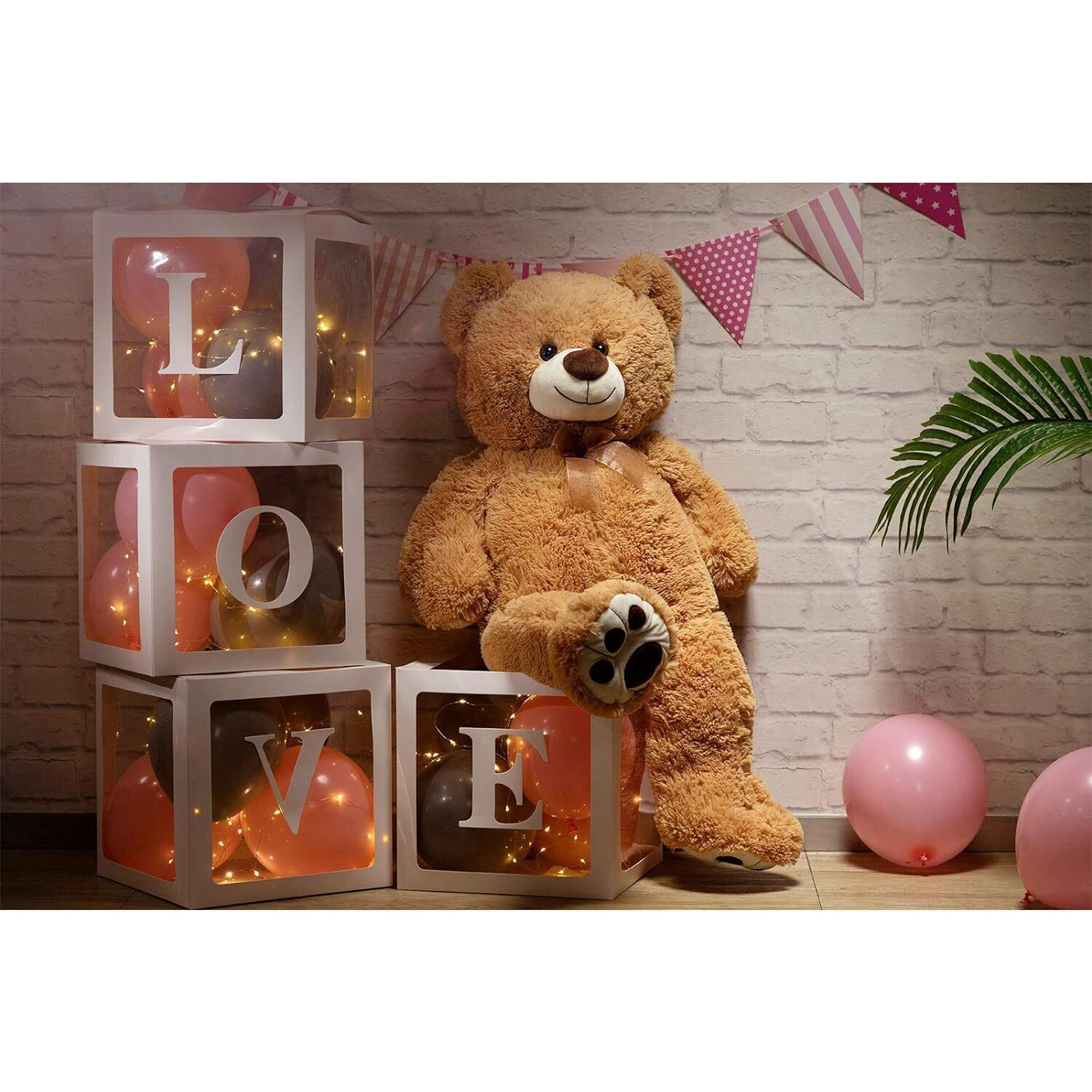 HUG  n  FEEL SOFT TOYS Soft Toy Teddy Bear Plush & Stuffed Toys (4 feet, Brown)
