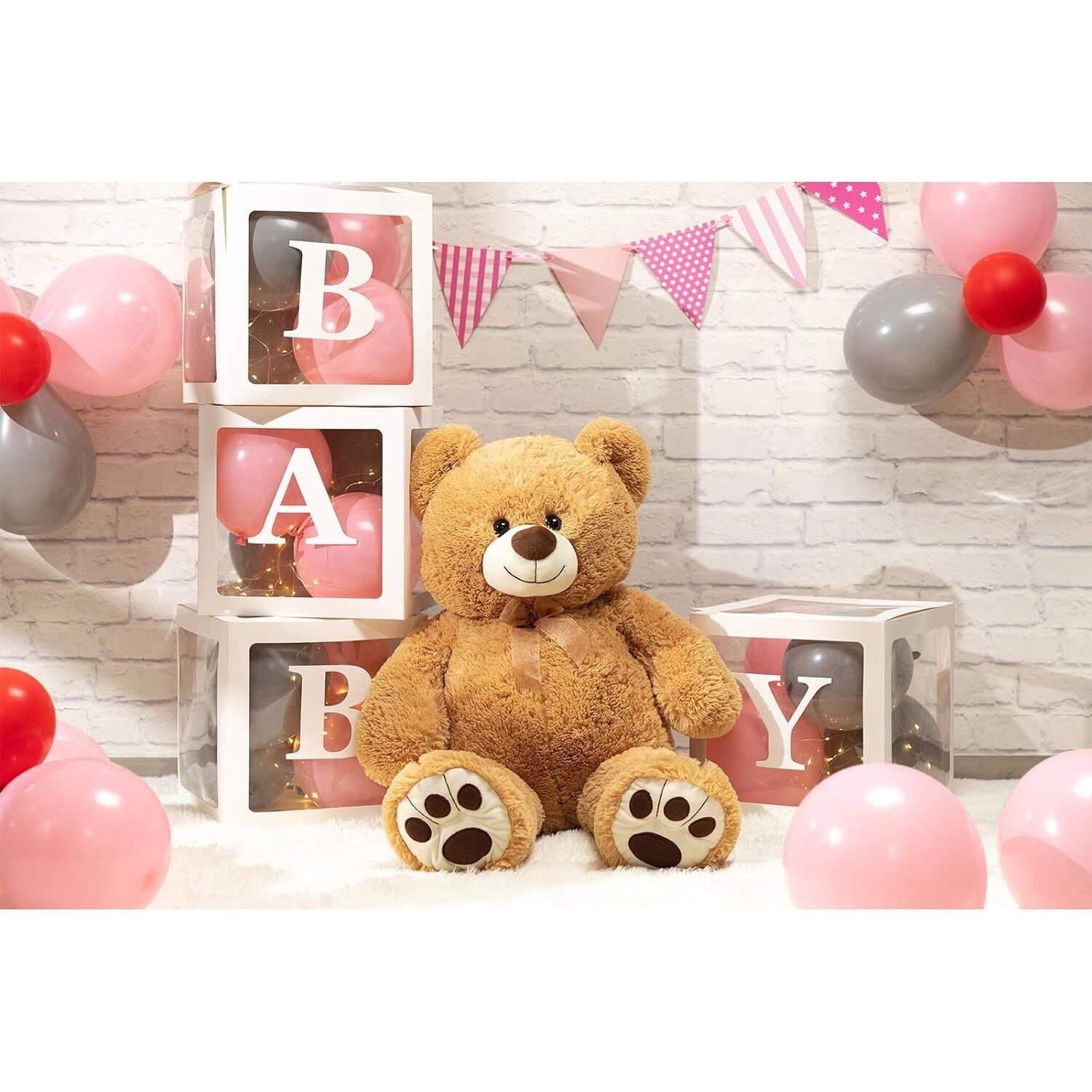 HUG  n  FEEL SOFT TOYS Soft Toy Teddy Bear Plush & Stuffed Toys (4 feet, Brown)