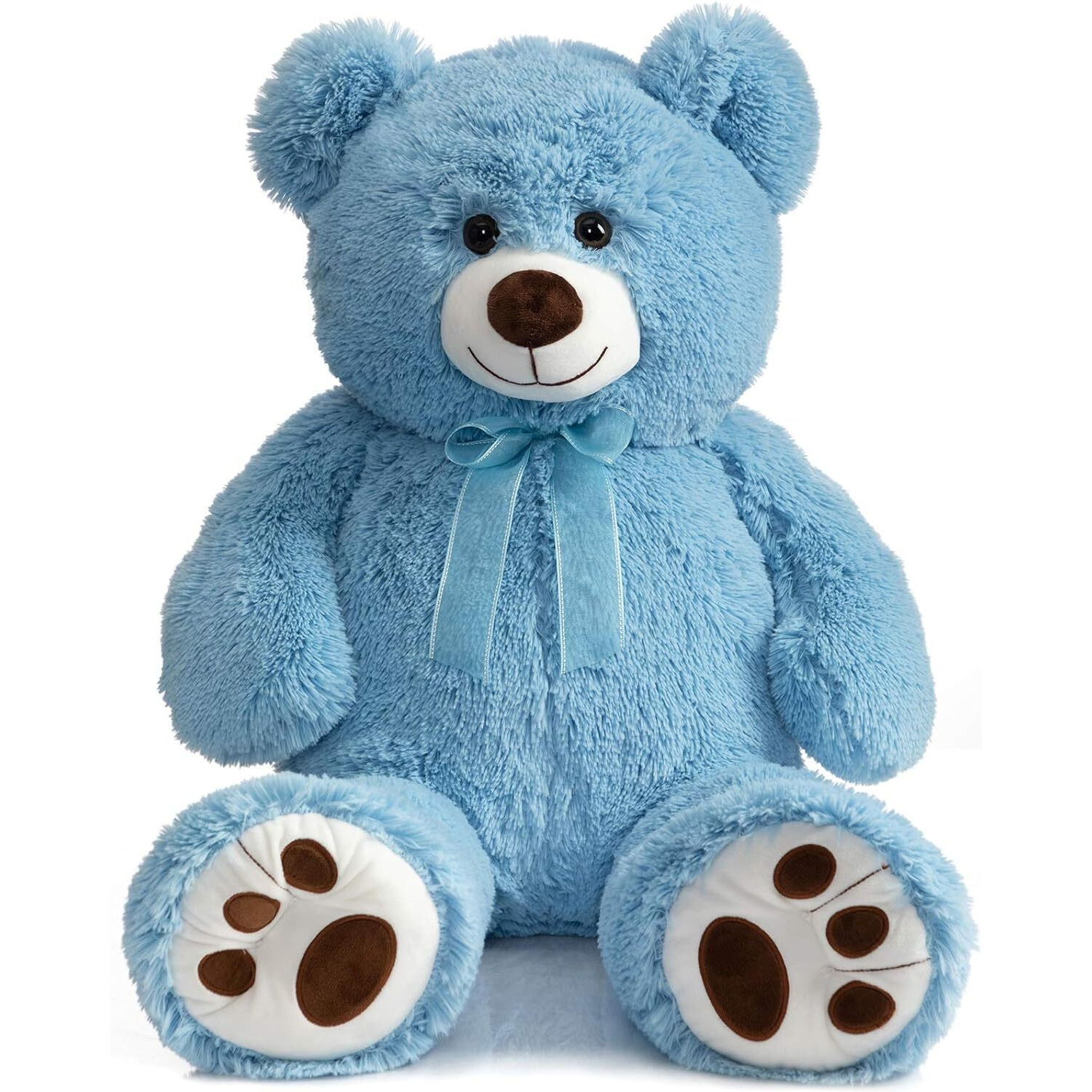 HUG  n  FEEL SOFT TOYS Teddy Bear 4 Feet Plush & Stuffed Toys (Sky Blue 4 Feet)