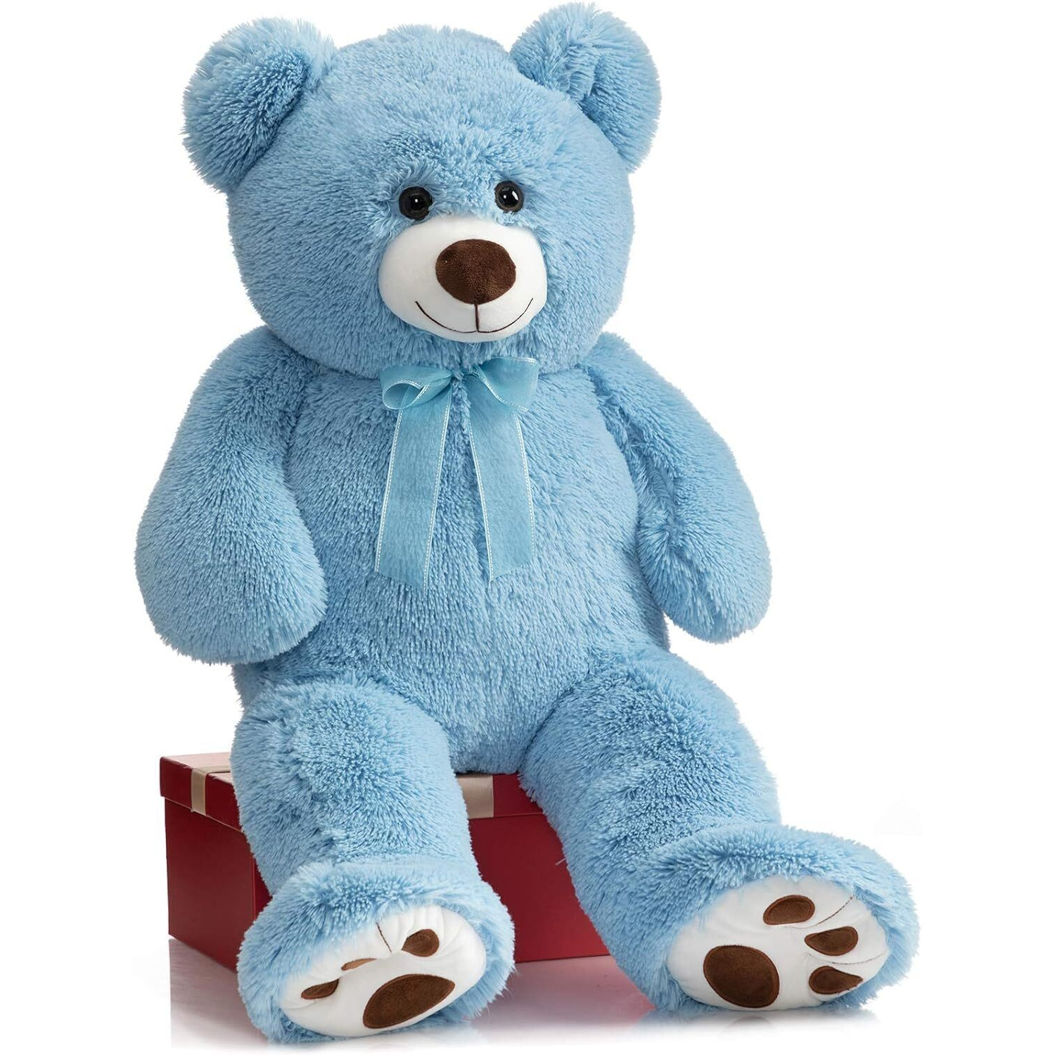 HUG  n  FEEL SOFT TOYS Teddy Bear 4 Feet Plush & Stuffed Toys (Sky Blue 4 Feet)