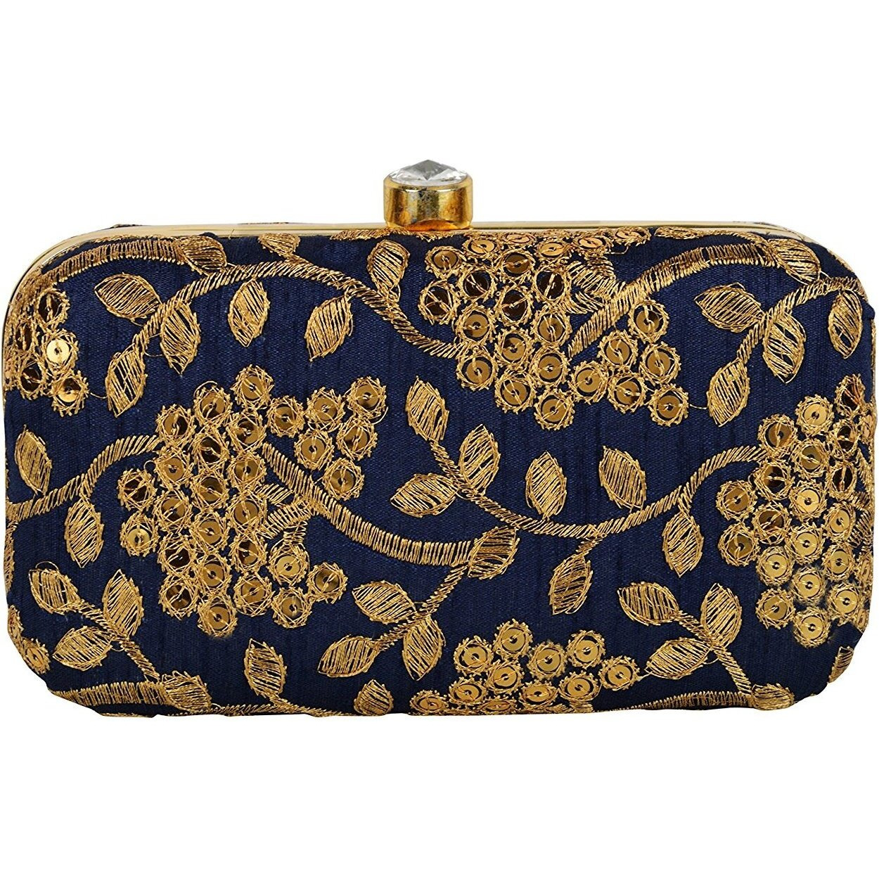Tooba Women s Clutch (Blue)