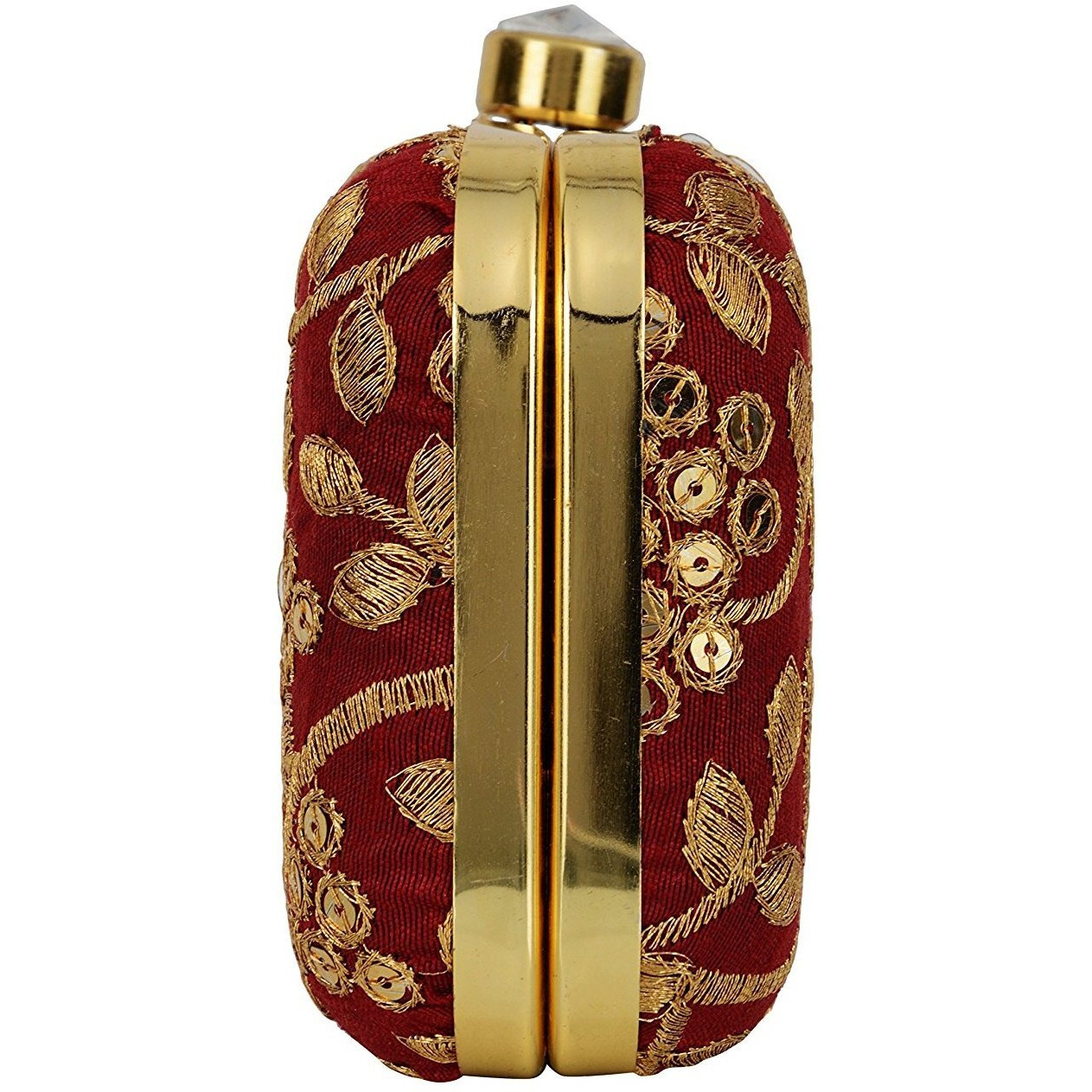 TOOBA Women s Grapes Work Box Clutch (Mahroon, Red GREPES 7X4)