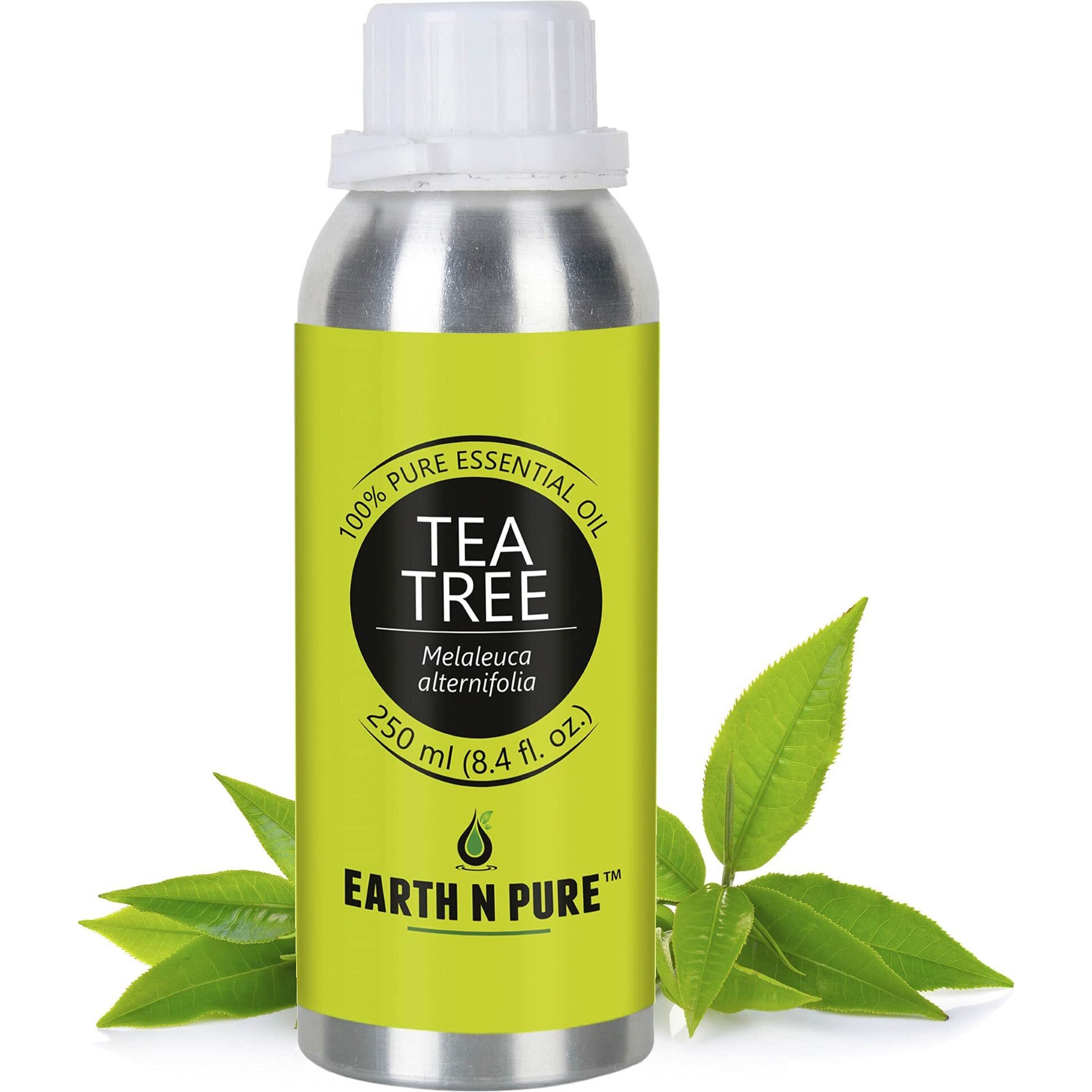 Earth N Pure Tea Tree Essential Oil for Scalp Care, Skin Care and Relief from Acne and Pimples | 250 ML
