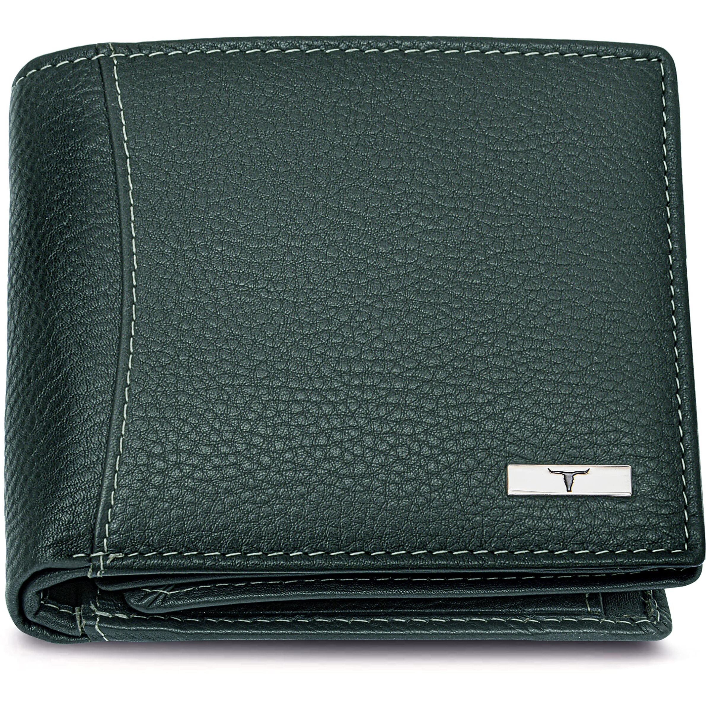 Urban Forest Oliver Green Leather Wallet for Men, 6 Card Slot