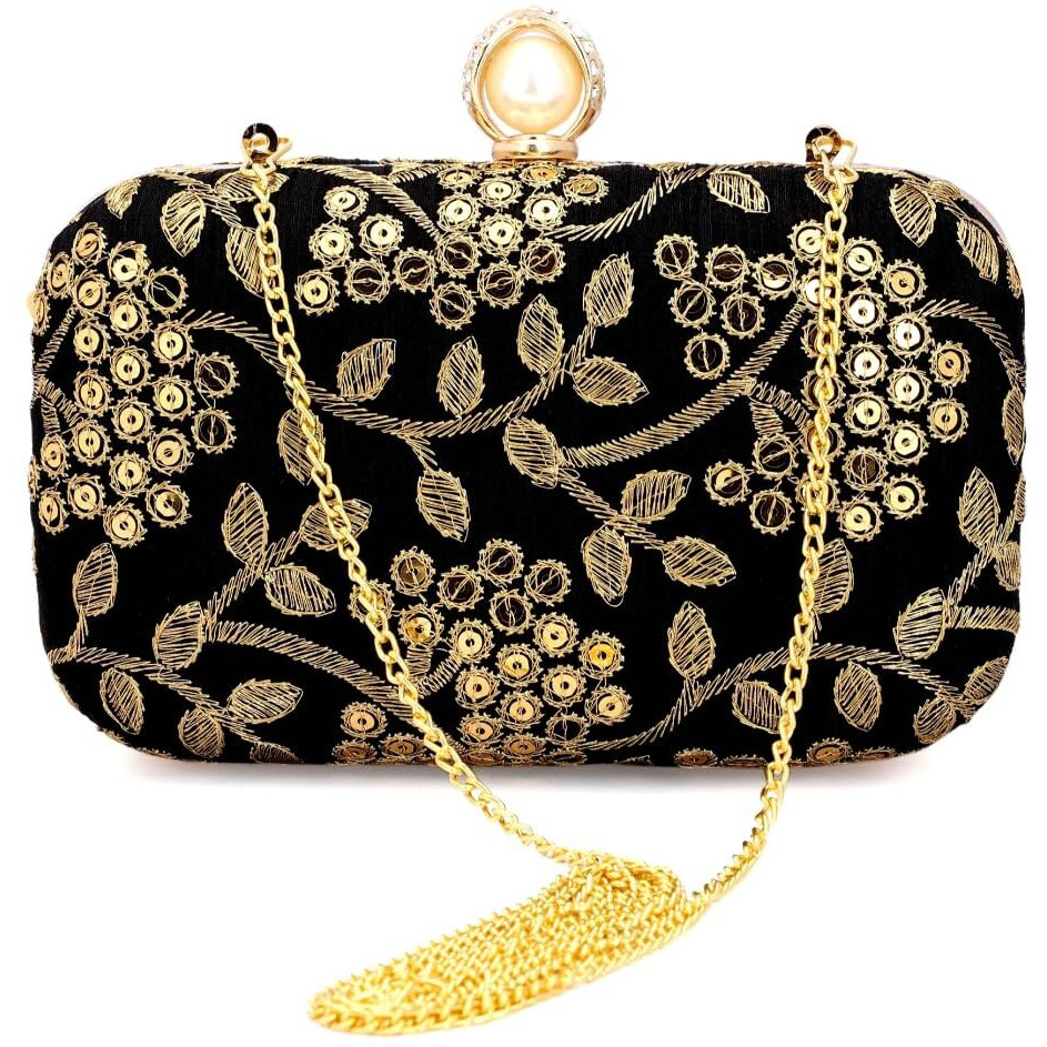 TOOBA Women s Grapes Work Box Clutch (Black)