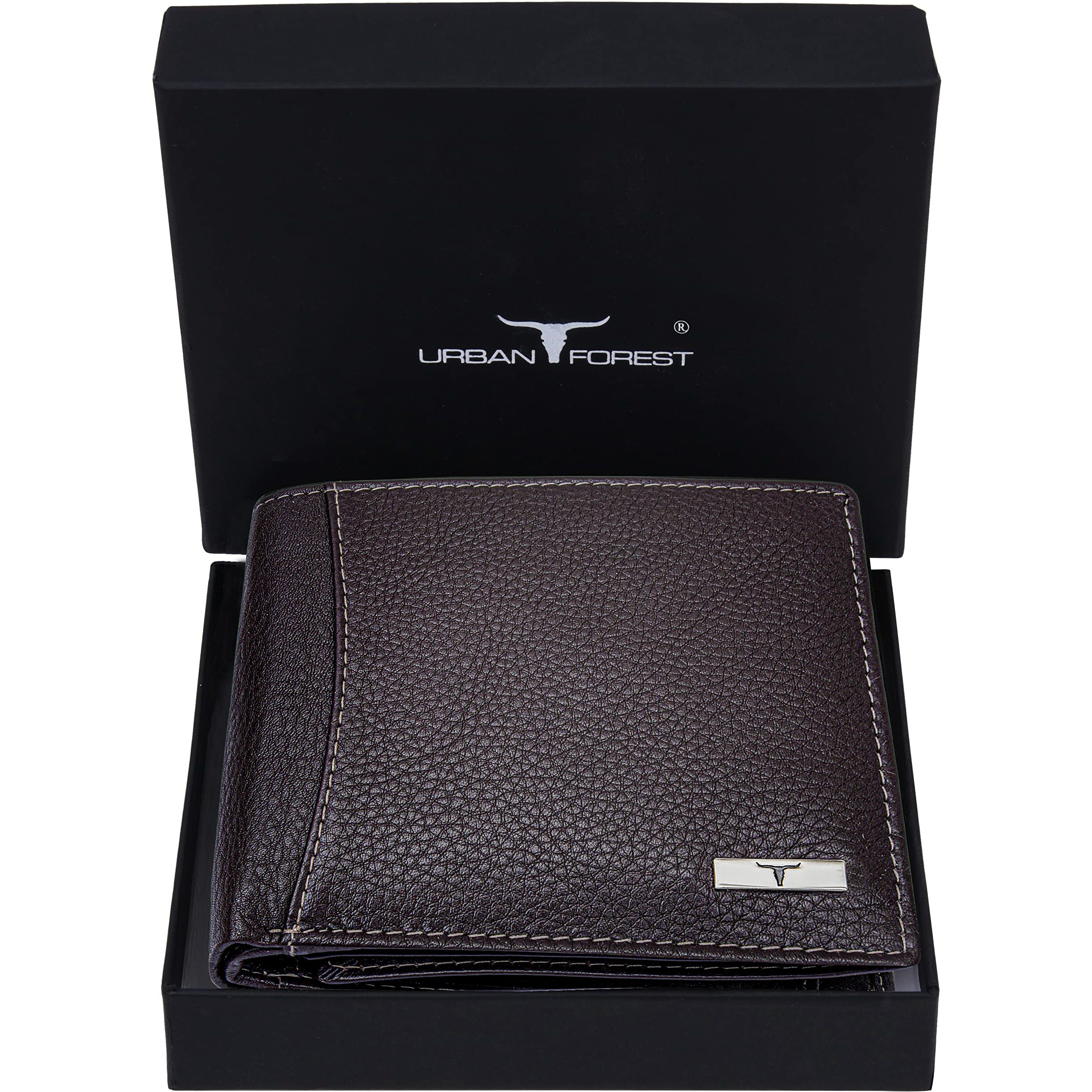 URBAN FOREST Oliver Dark Brown Leather Wallet for Men