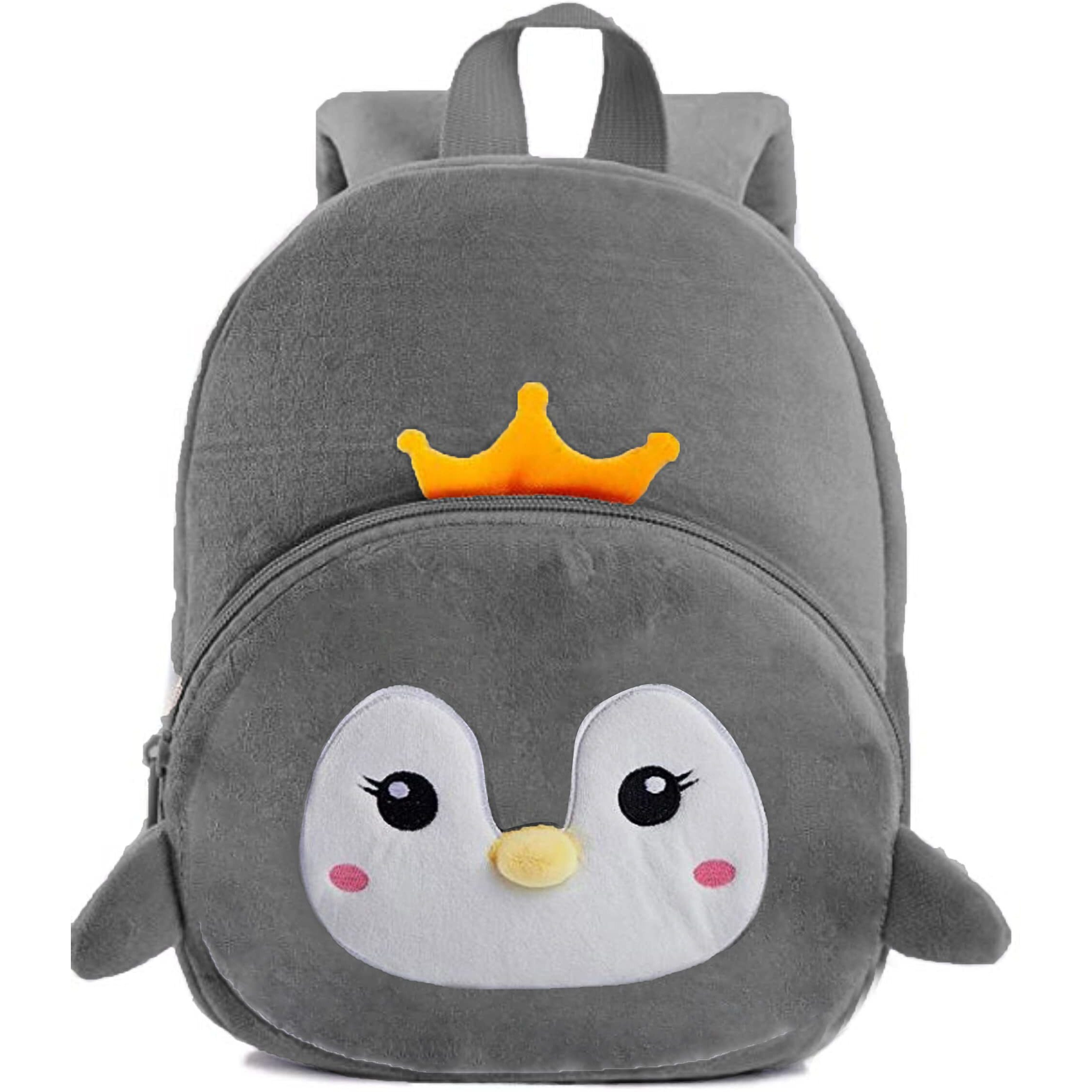 Frantic Kids Soft Cartoon Animal Travelling School Bag Soft Plush Standard Backpack Boys Girls Baby For 2 To 5 Years Baby/Boys/Girls Nursery,Preschool,Picnic(Fullbodyorangeelephant) Standard,10 Liter