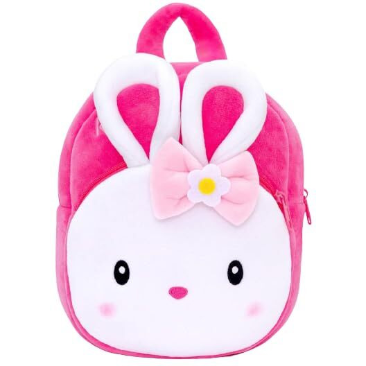 Frantic Kids Soft Cartoon Animal Travelling School Bag Soft Plush Backpacks Boys Girls Baby For 2 To 5 Years Baby/Boys/Girls Nursery, Preschool, Picnic(Konggi2020, Sky Blue)