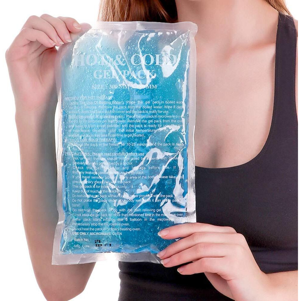 ONYXNEO Reusable Hot and Cold Gel Pack for Pain Relief - Multipurpose Hot/Cold Therapy Ice Pack (Large, 180mm X 300mm)