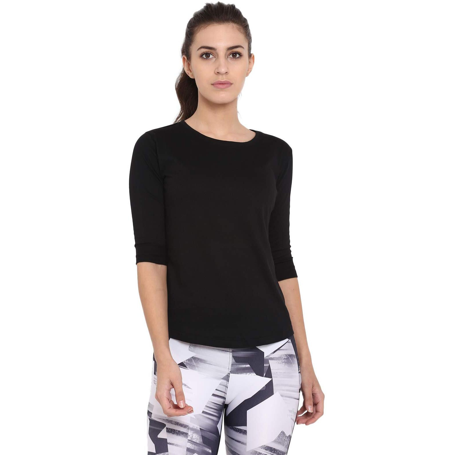 Ap pulse Women s 3/4 Rollover Sleeve Tshirt